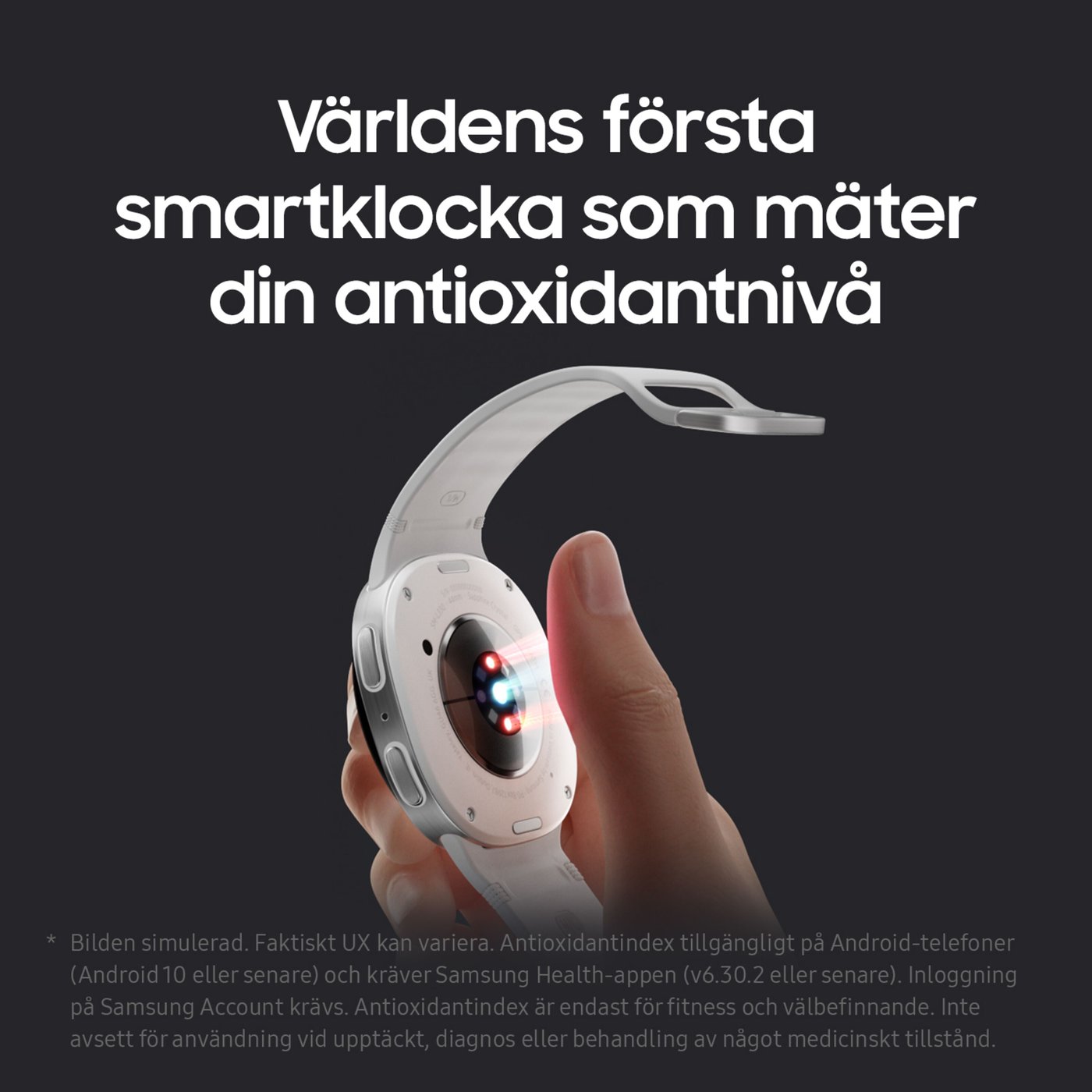 Samsung Galaxy Watch8 smartklocka 44 mm Bluetooth 44 mm, Graphite