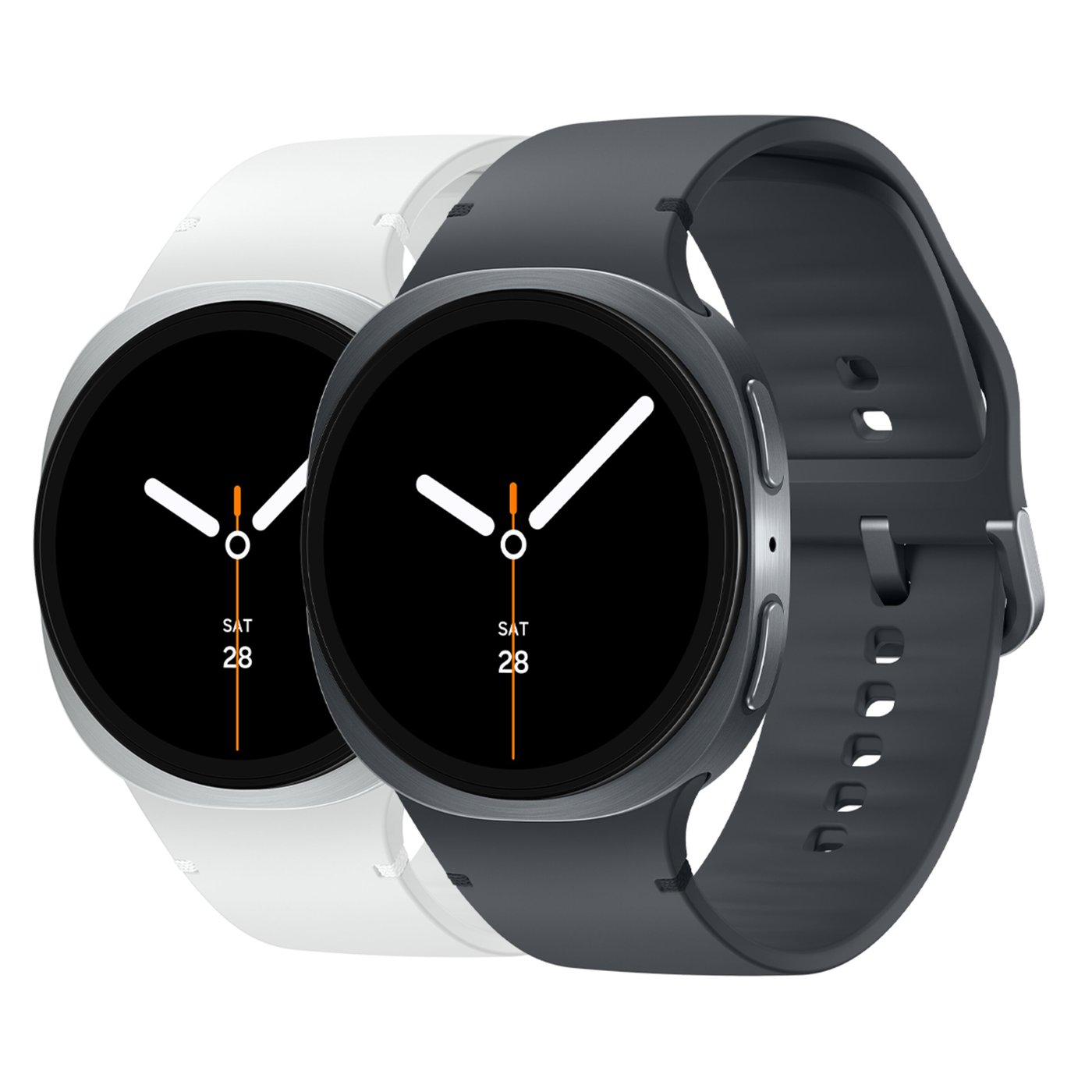 Samsung Galaxy Watch8 eSIM-smartklokke 44 mm, Silver