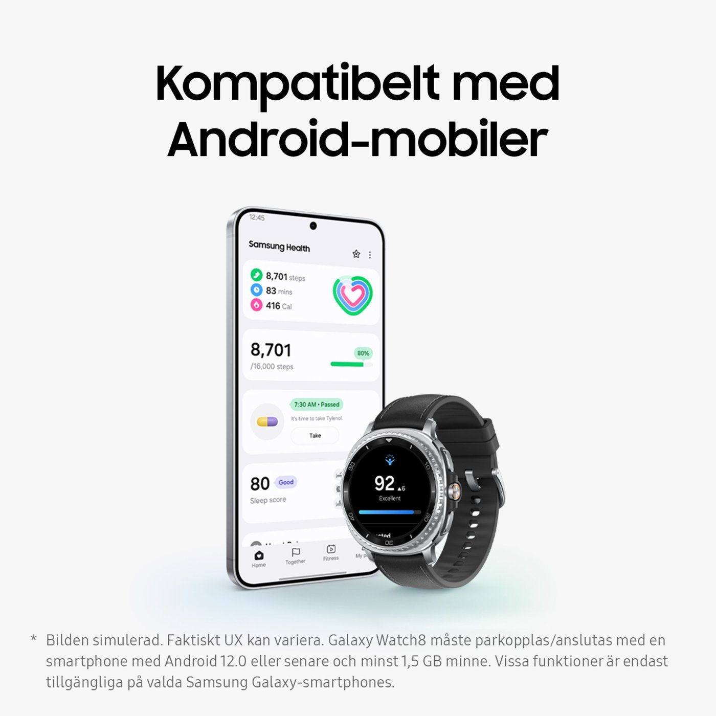 Samsung Galaxy Watch8 Classic smartklocka Black