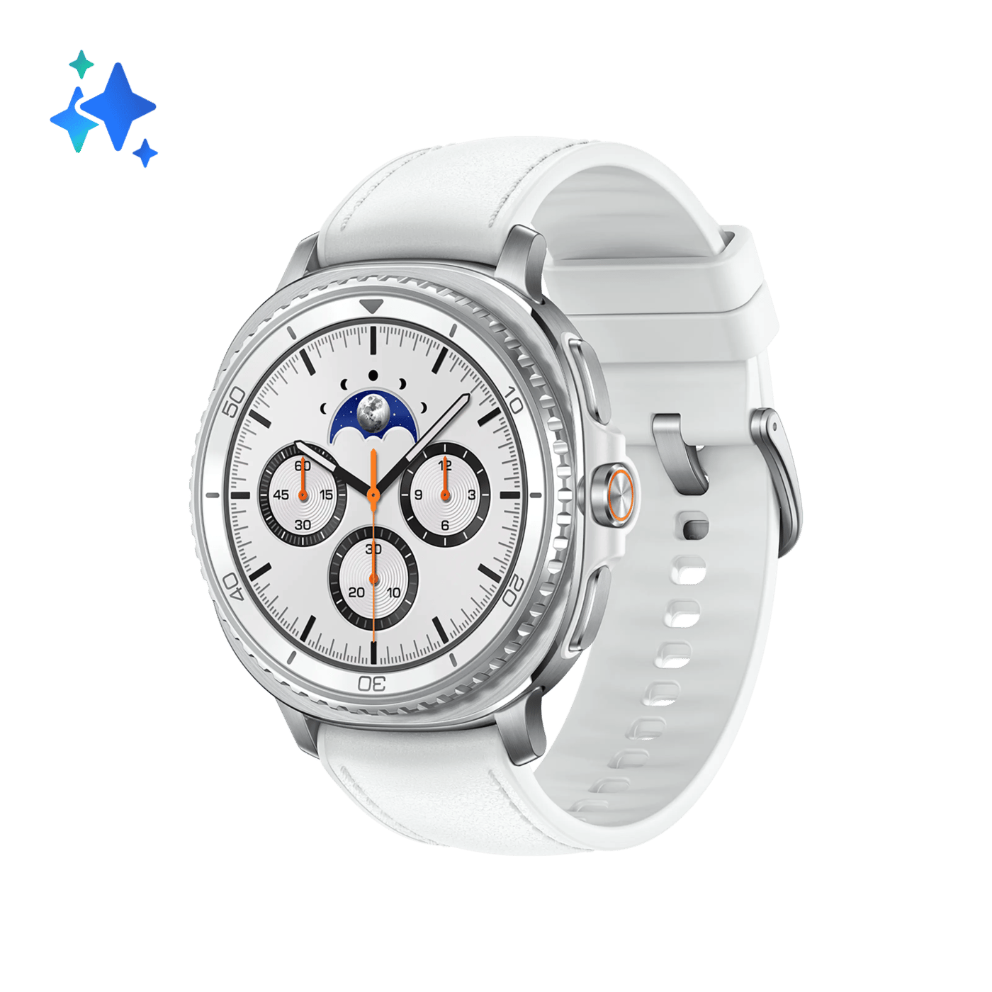 Samsung Galaxy Watch8 Classic 46mm Bluetooth Hvit