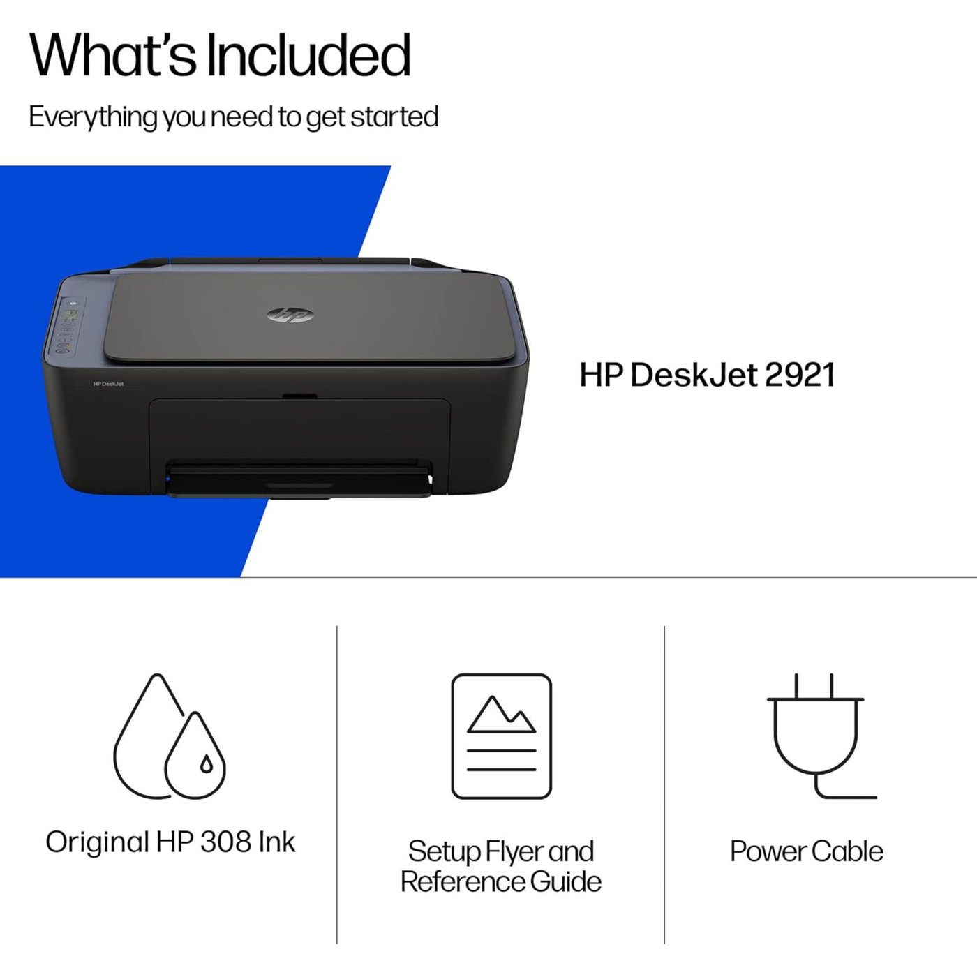 HP DeskJet 2921 alt-i-ett-skriver