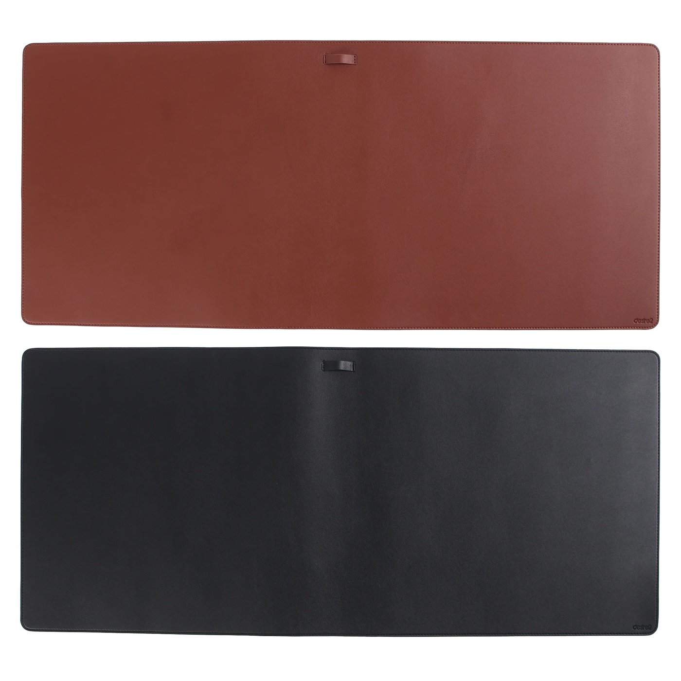 Desire2 Skrivbordsmatta i veganskt läder 900×400 mm Brun