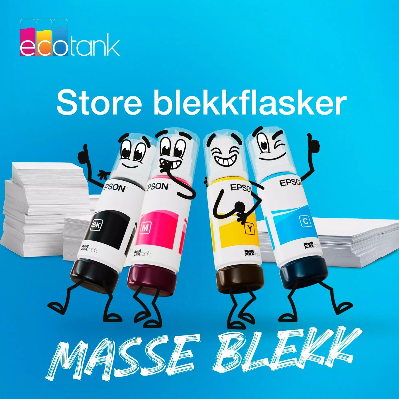 Epson 104 EcoTank blekkflasker 4-pakk 4-pk.
