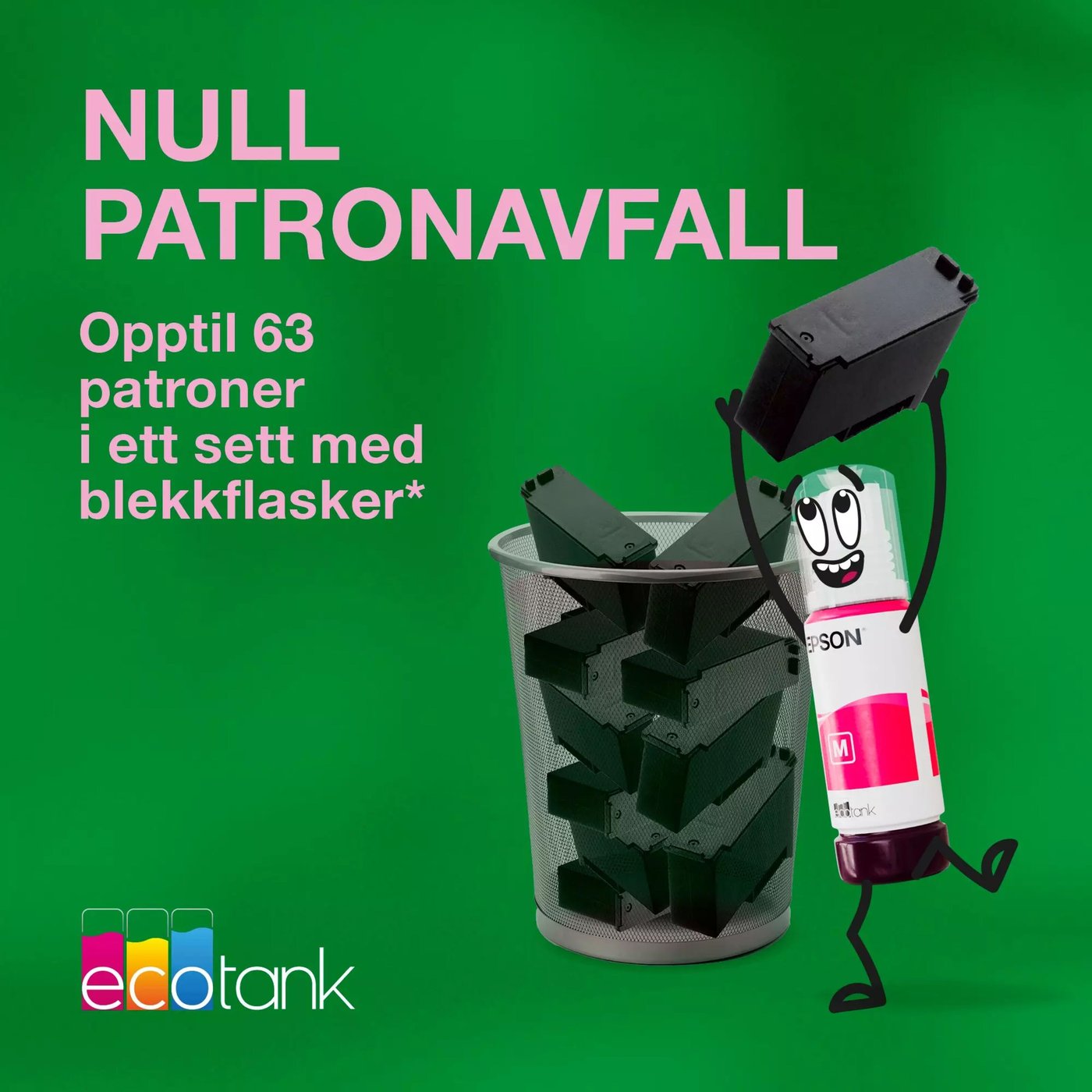 Epson 104 EcoTank blekkflasker 4-pakk 4-pk.