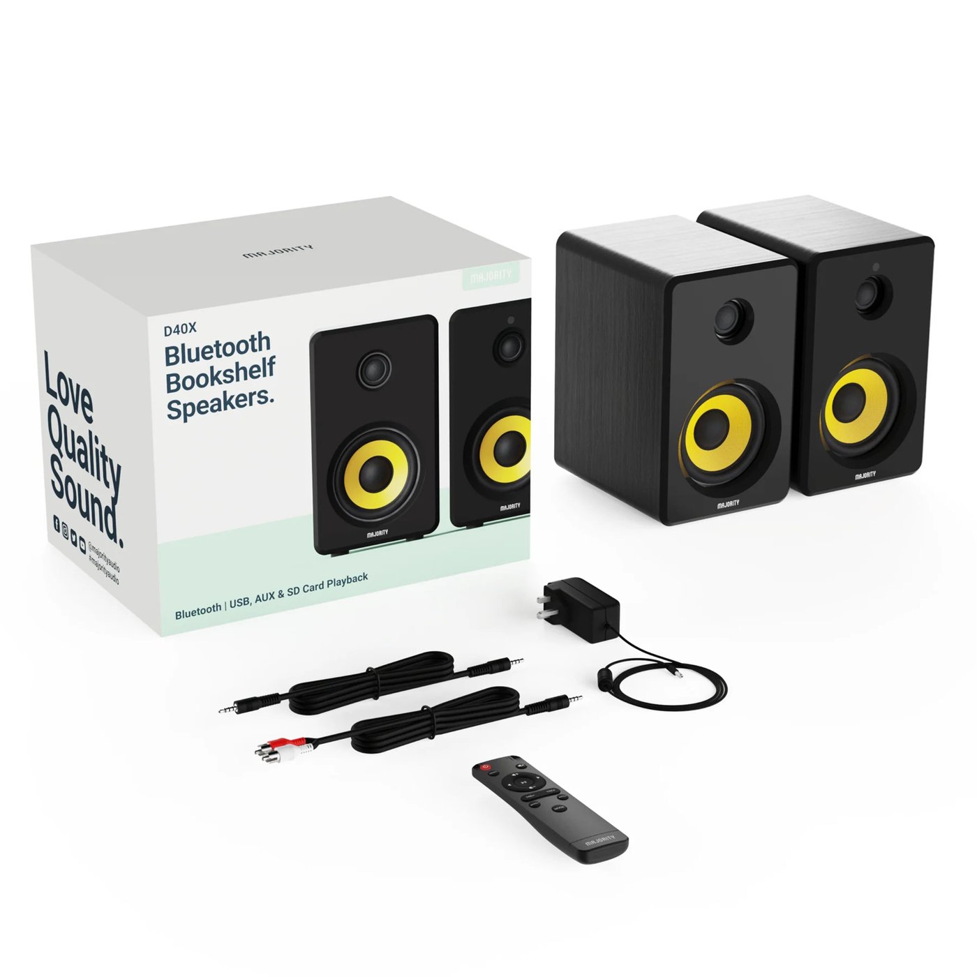 Majority D40X aktiva högtalare