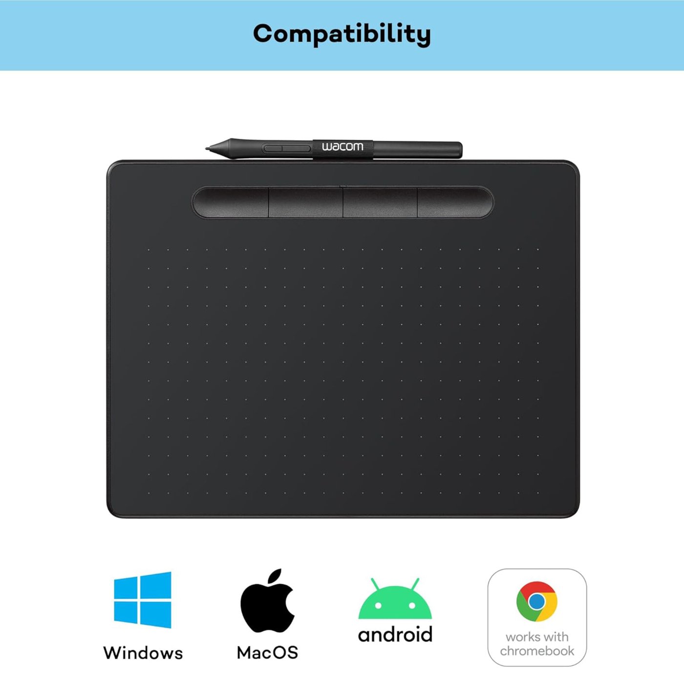 Wacom Intuos Medium ritplatta Svart