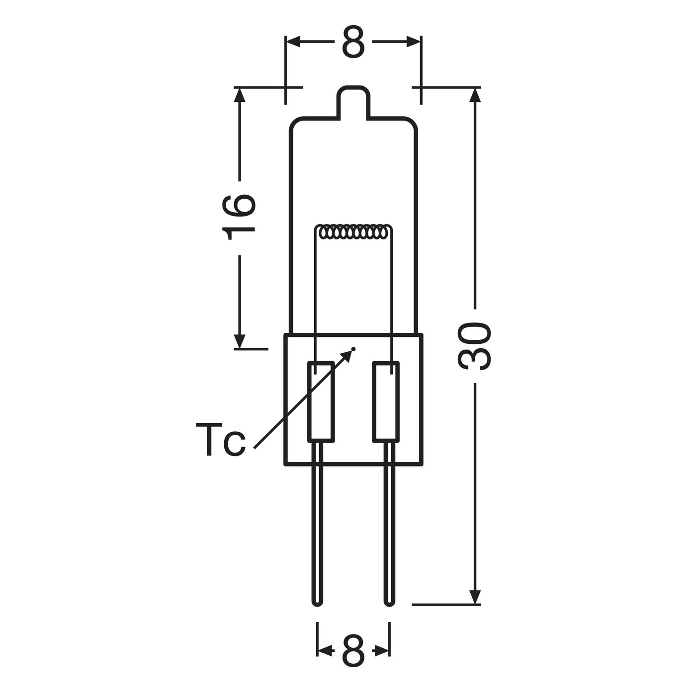 Osram Halostar Oven ugnslampa G4 10 W 2-pack