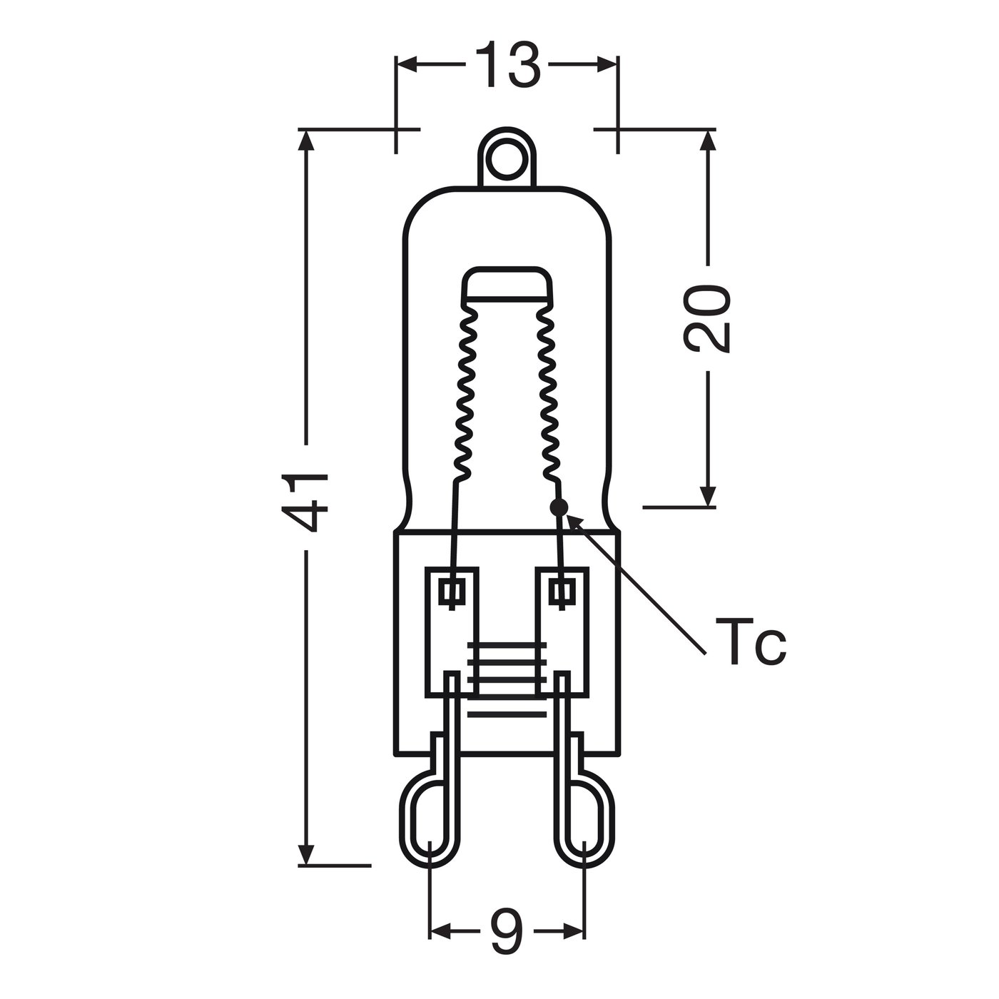 Osram Halopin ugnslampa G9 25 W 2-pack