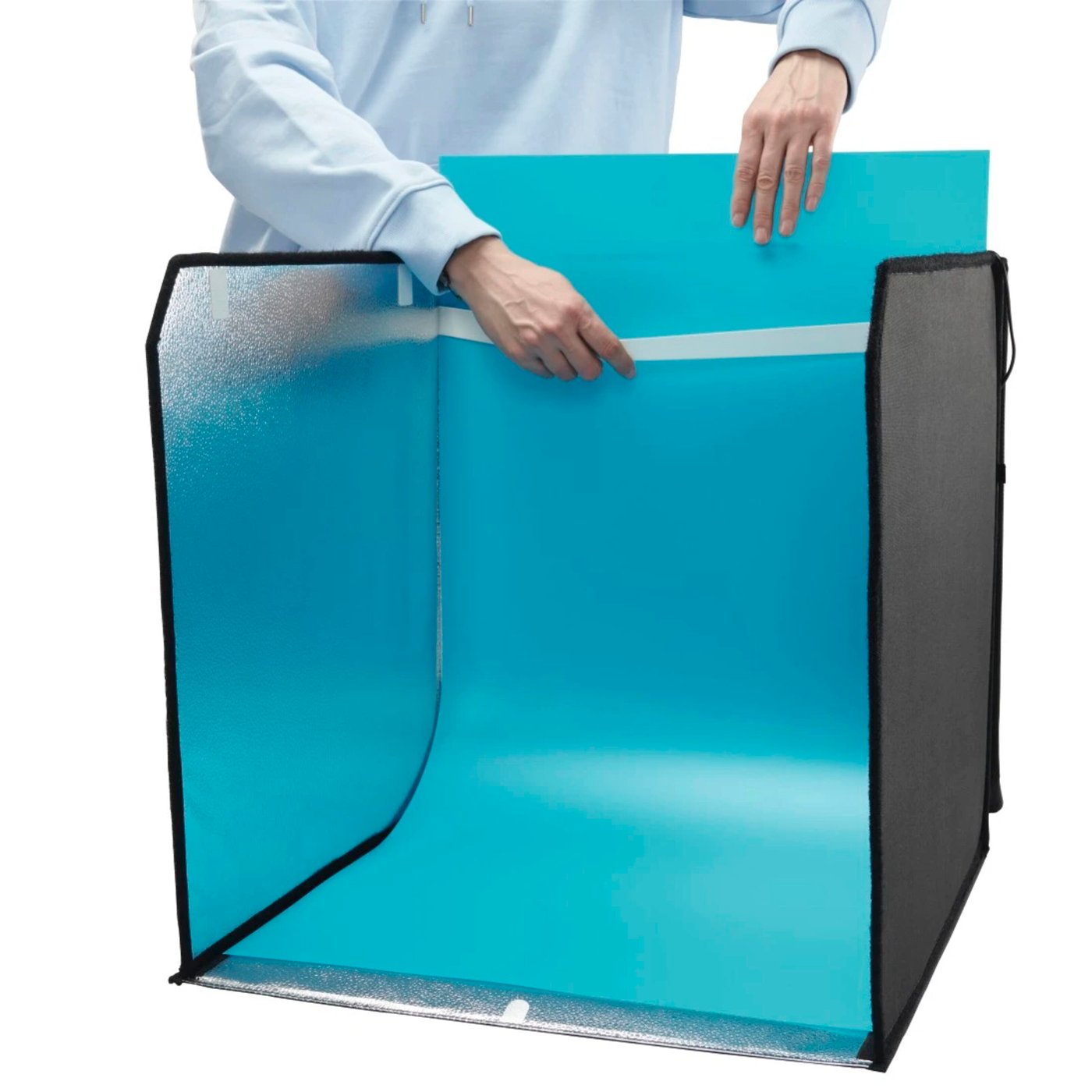 Hama Mini-fotostudio ToGo med LED-ringljus