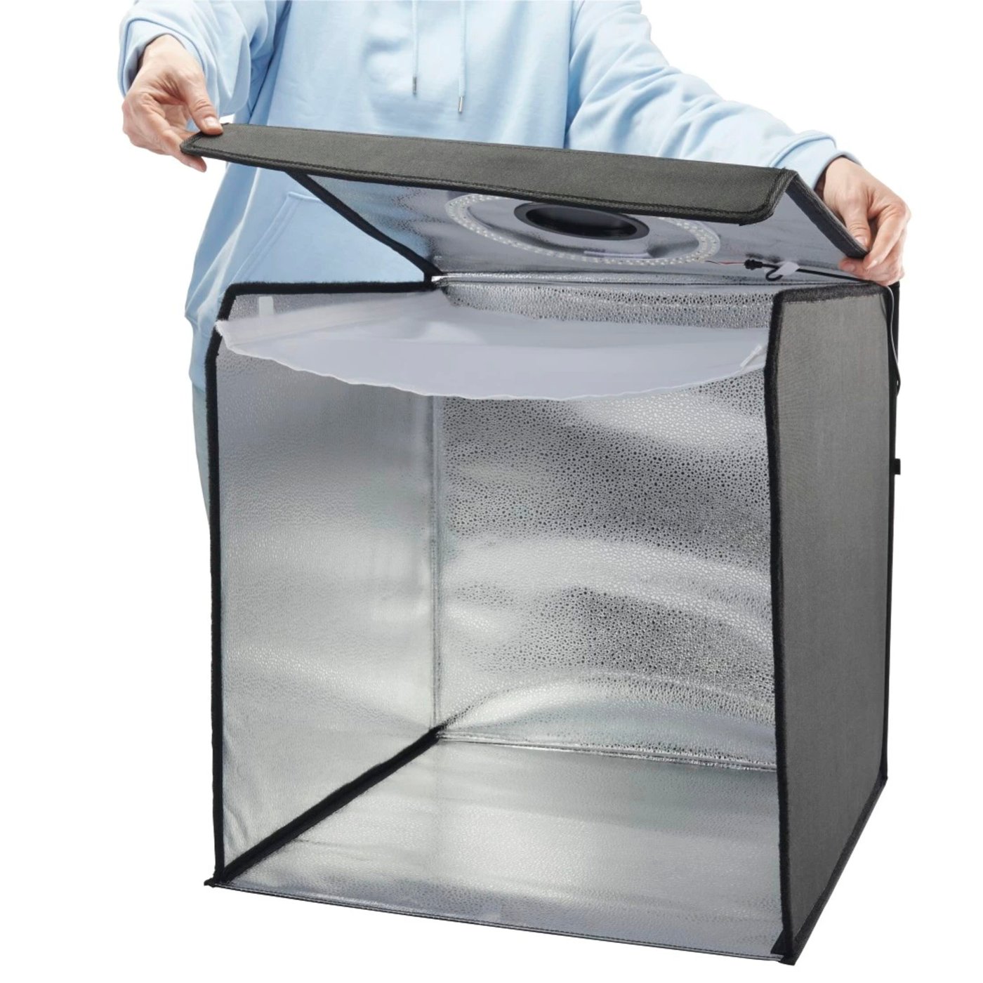 Hama Mini-fotostudio ToGo med LED-ringljus