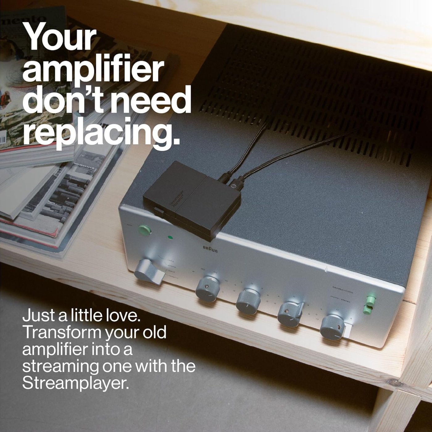 Atonemo Streamplayer nettverksstreamer Svart