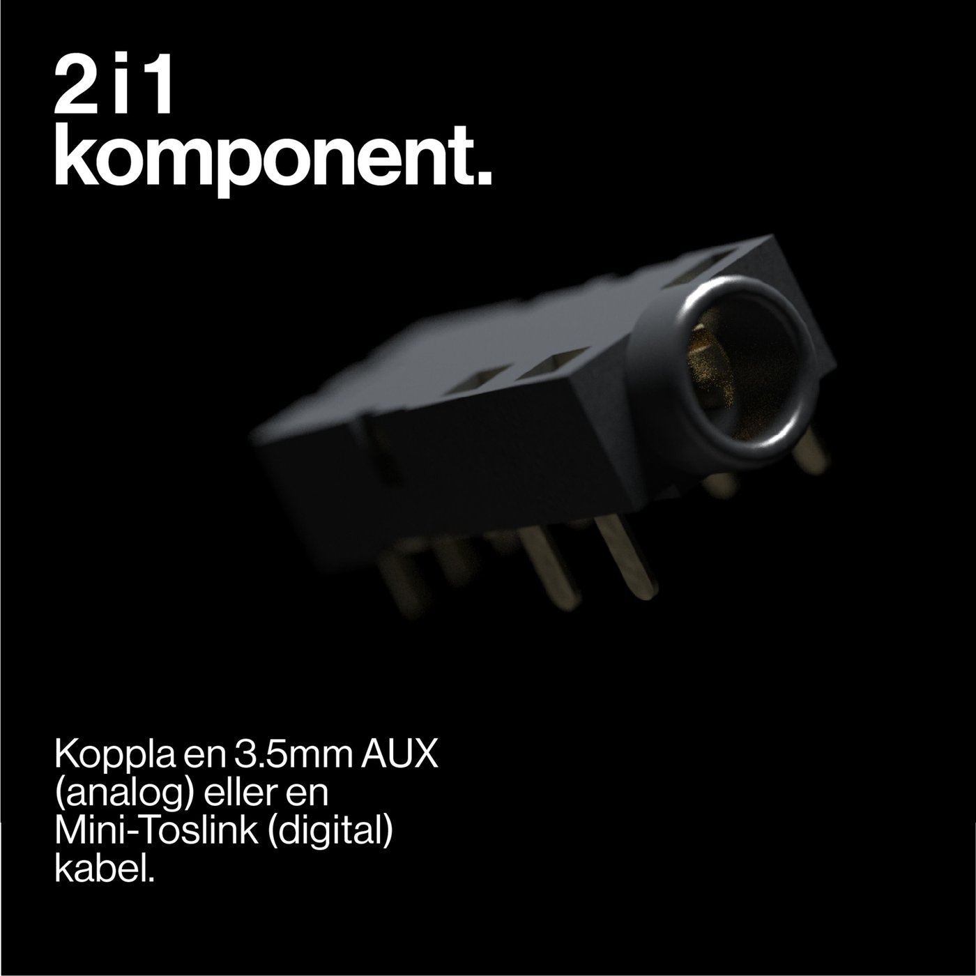 Atonemo Streamplayer nätverksstreamer Svart