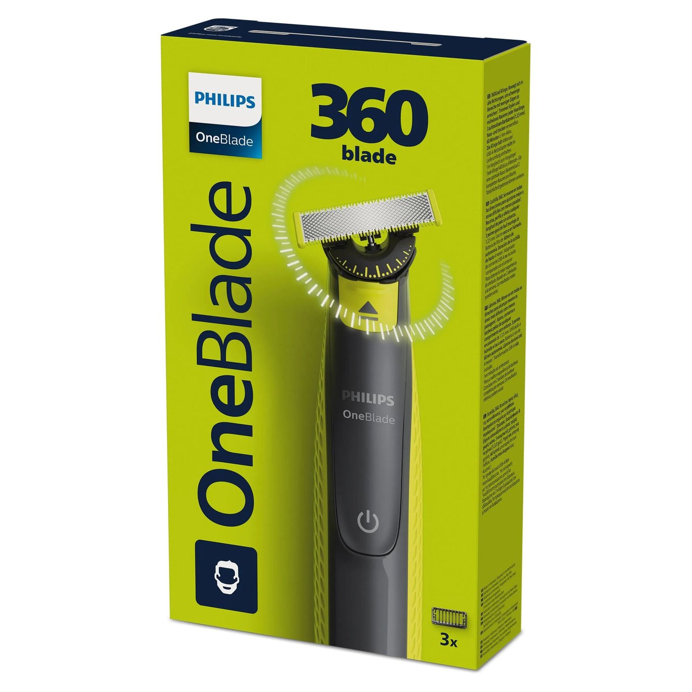 Philips OneBlade 360 skäggtrimmer