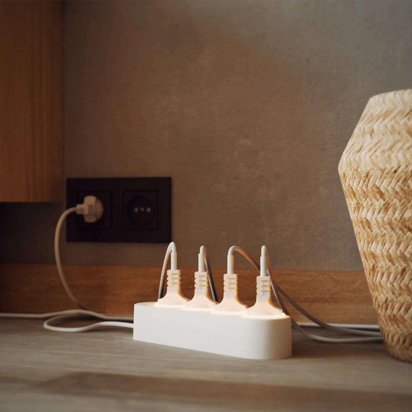 Shelly Power Strip 4 Gen4 Hvit