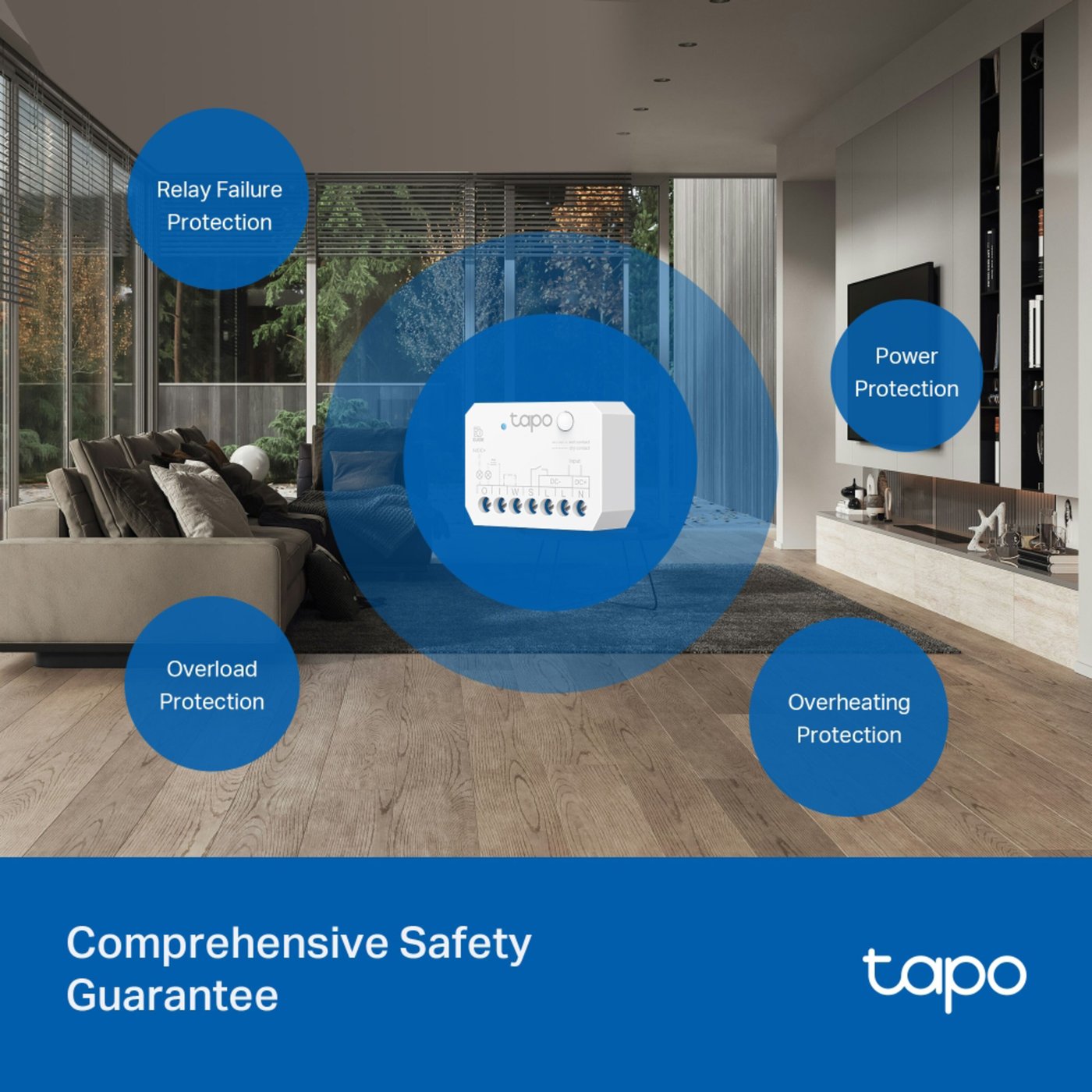 TP-link Tapo S110E Smart Switch-modul Wifi, Bluetooth, Matter