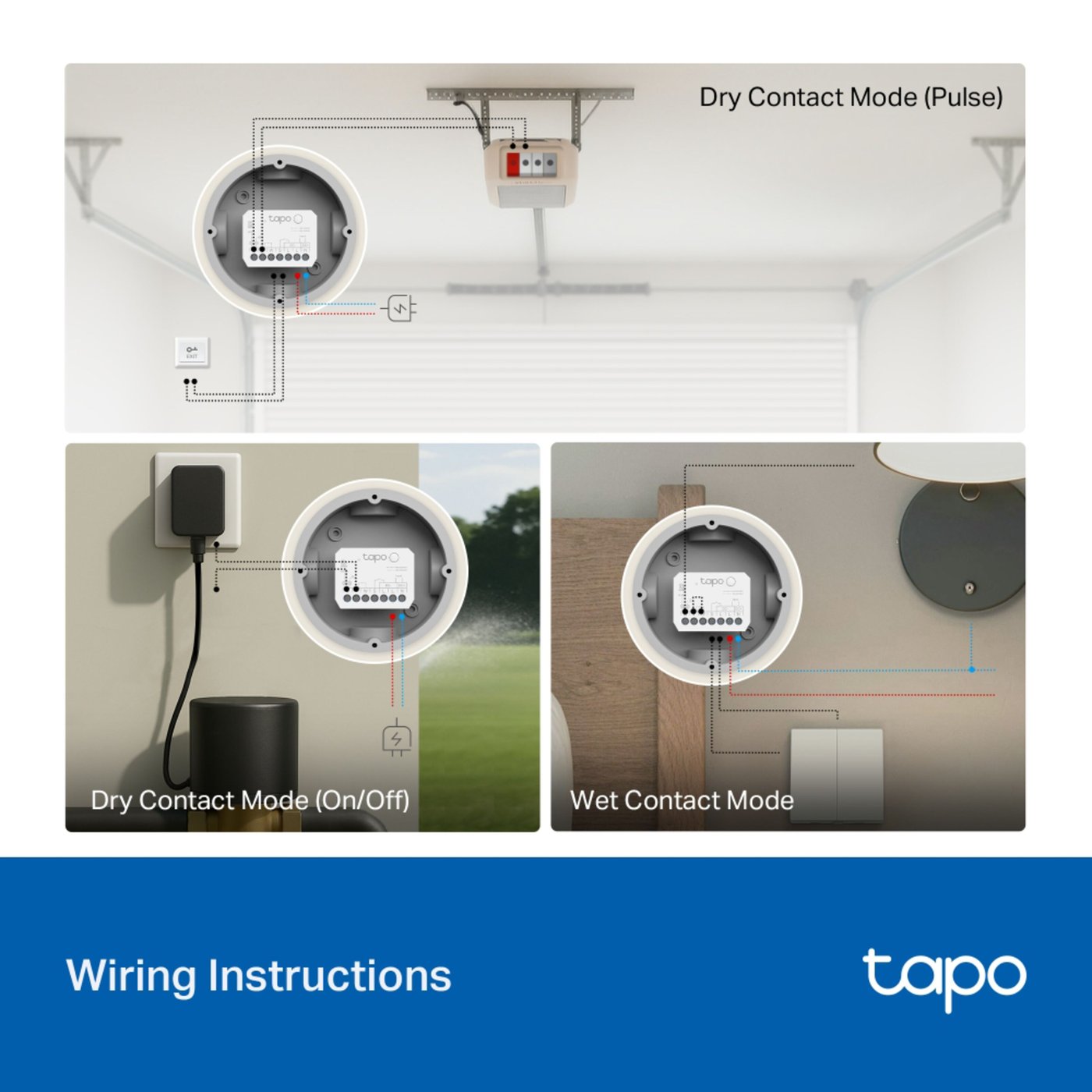 TP-link Tapo S110E Smart Switch-modul Wifi, Bluetooth, Matter