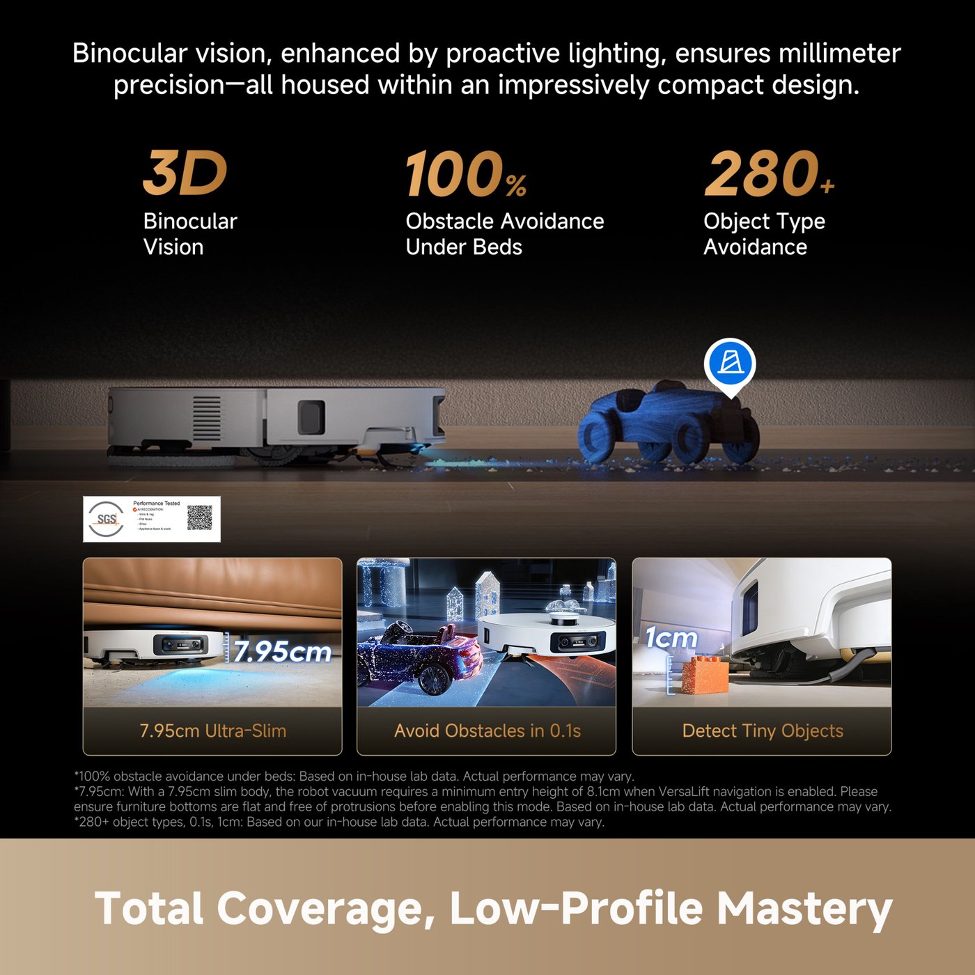 Dreame X60 Ultra – Robotdammsugare med basstation Vit