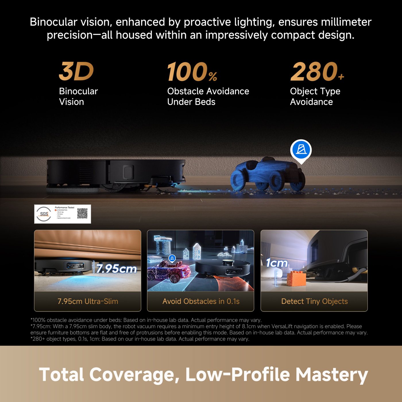 Dreame X60 Ultra – Robotdammsugare med basstation Svart