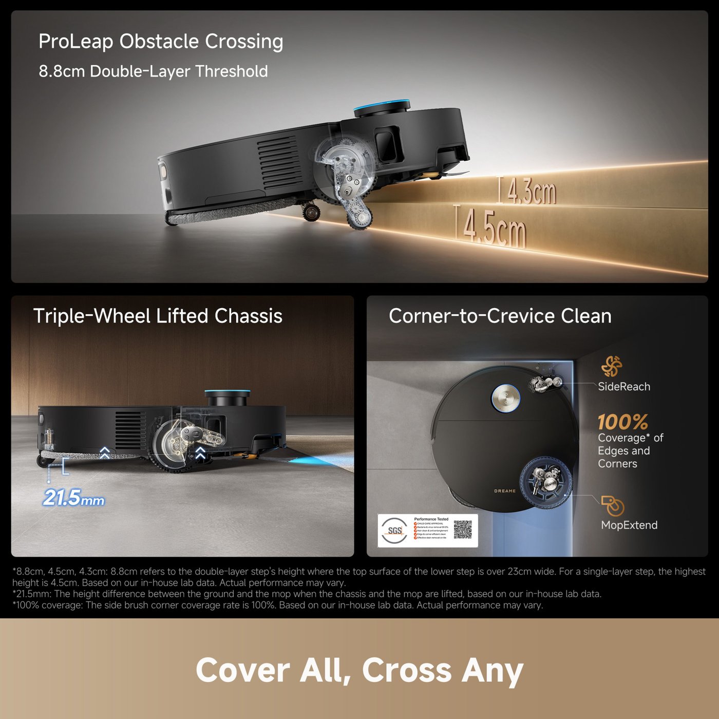 Dreame X60 Ultra – Robotdammsugare med basstation Svart