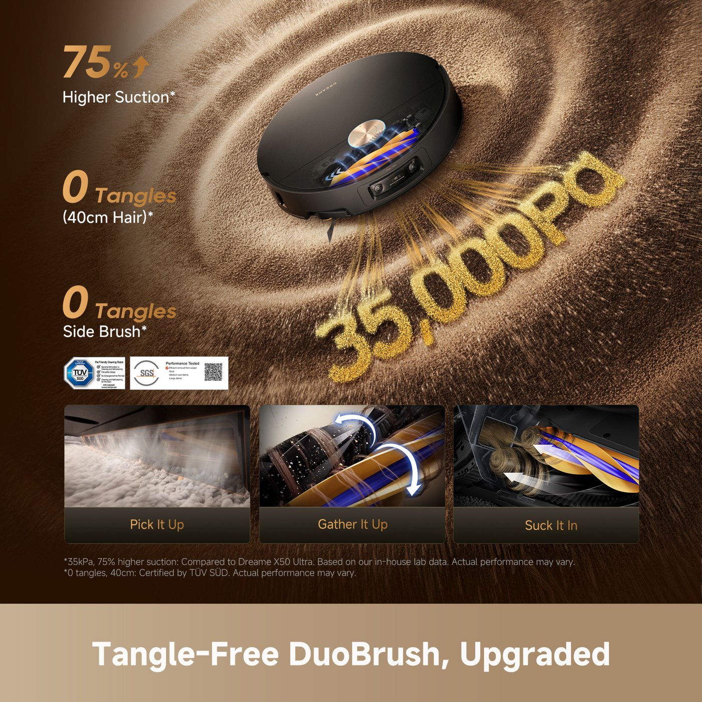 Dreame X60 Ultra – Robotdammsugare med basstation Svart