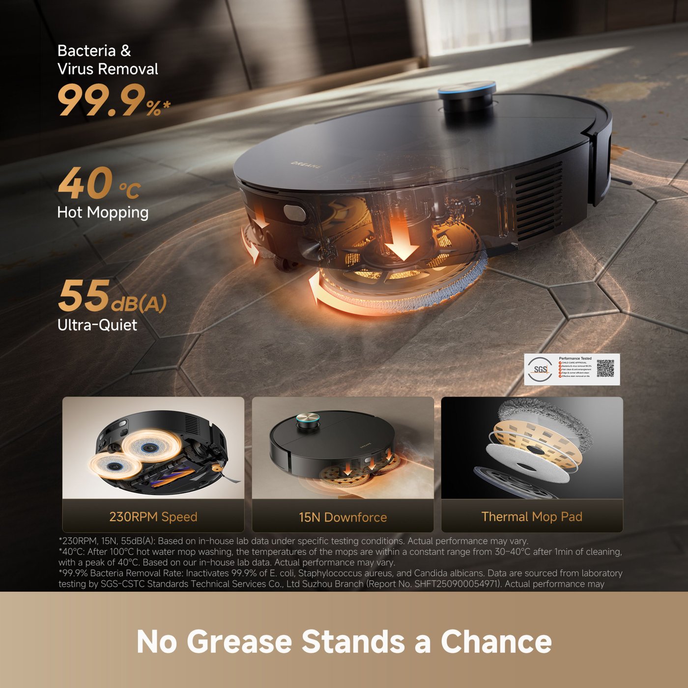 Dreame X60 Ultra – Robotdammsugare med basstation Svart