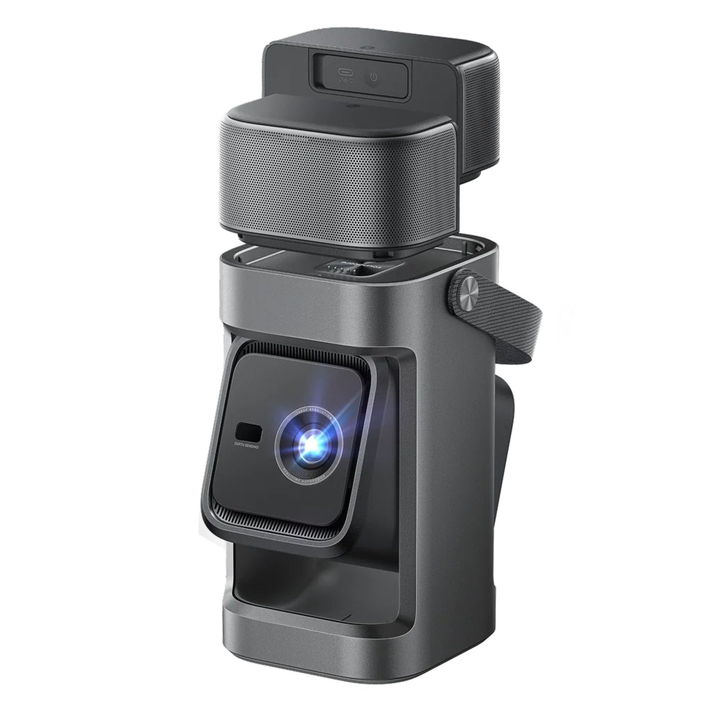 Soundcore P1 bärbar projektor med avtagbara högtalare Svart