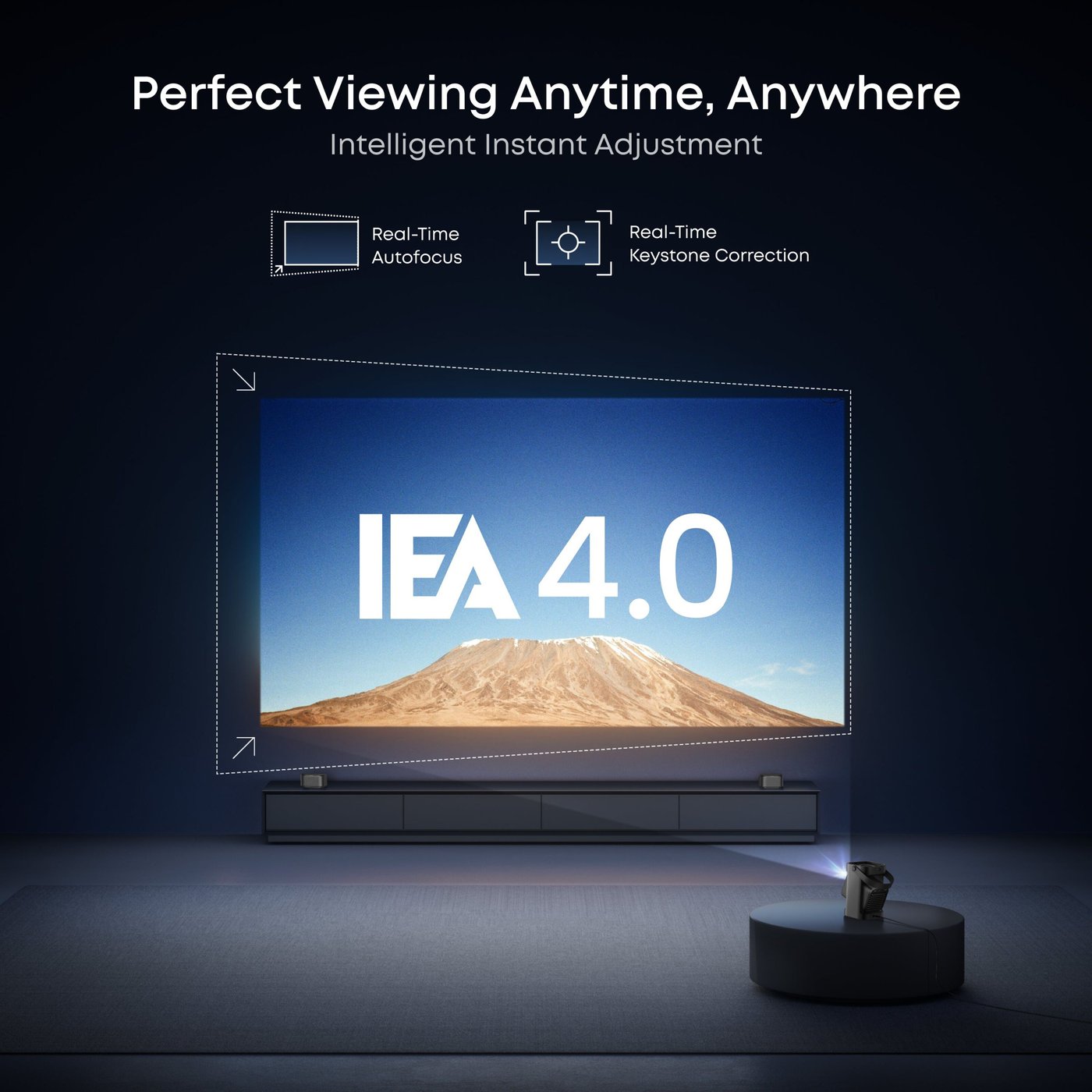 Soundcore Nebula P1 bärbar projektor med avtagbara högtalare