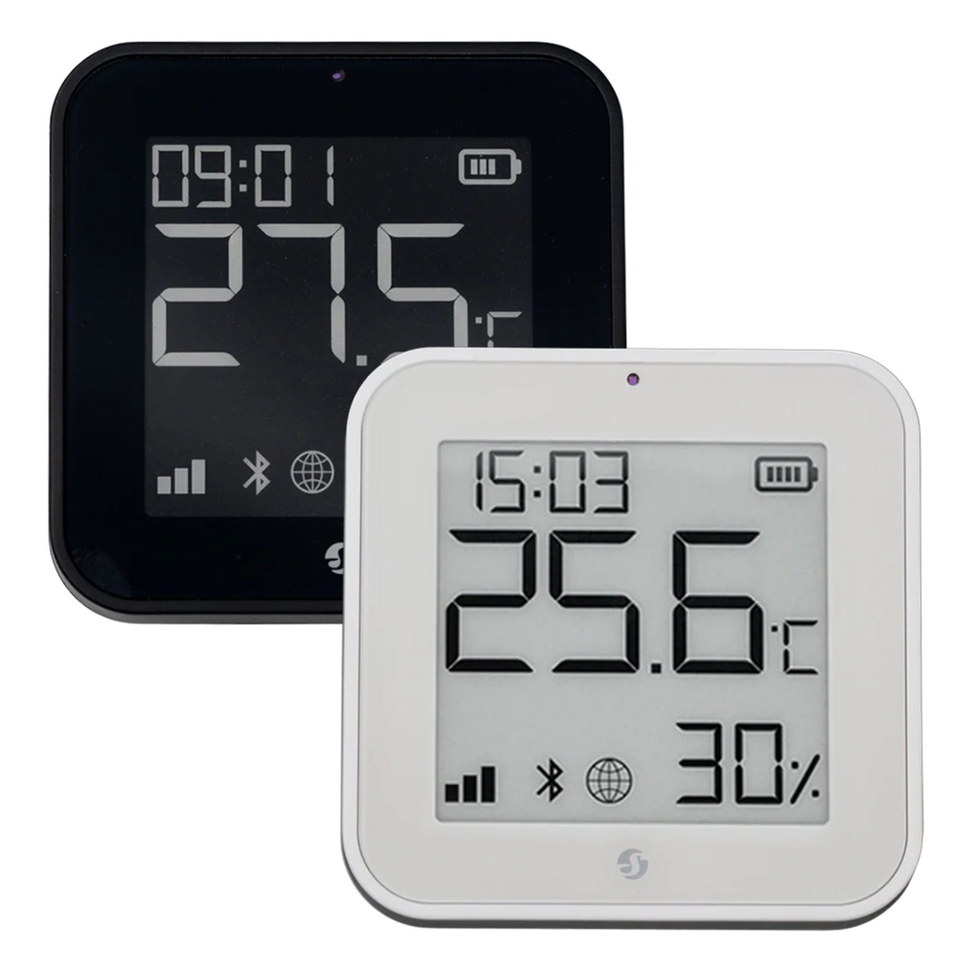 Shelly BLU H&T Display ZB sensor Svart