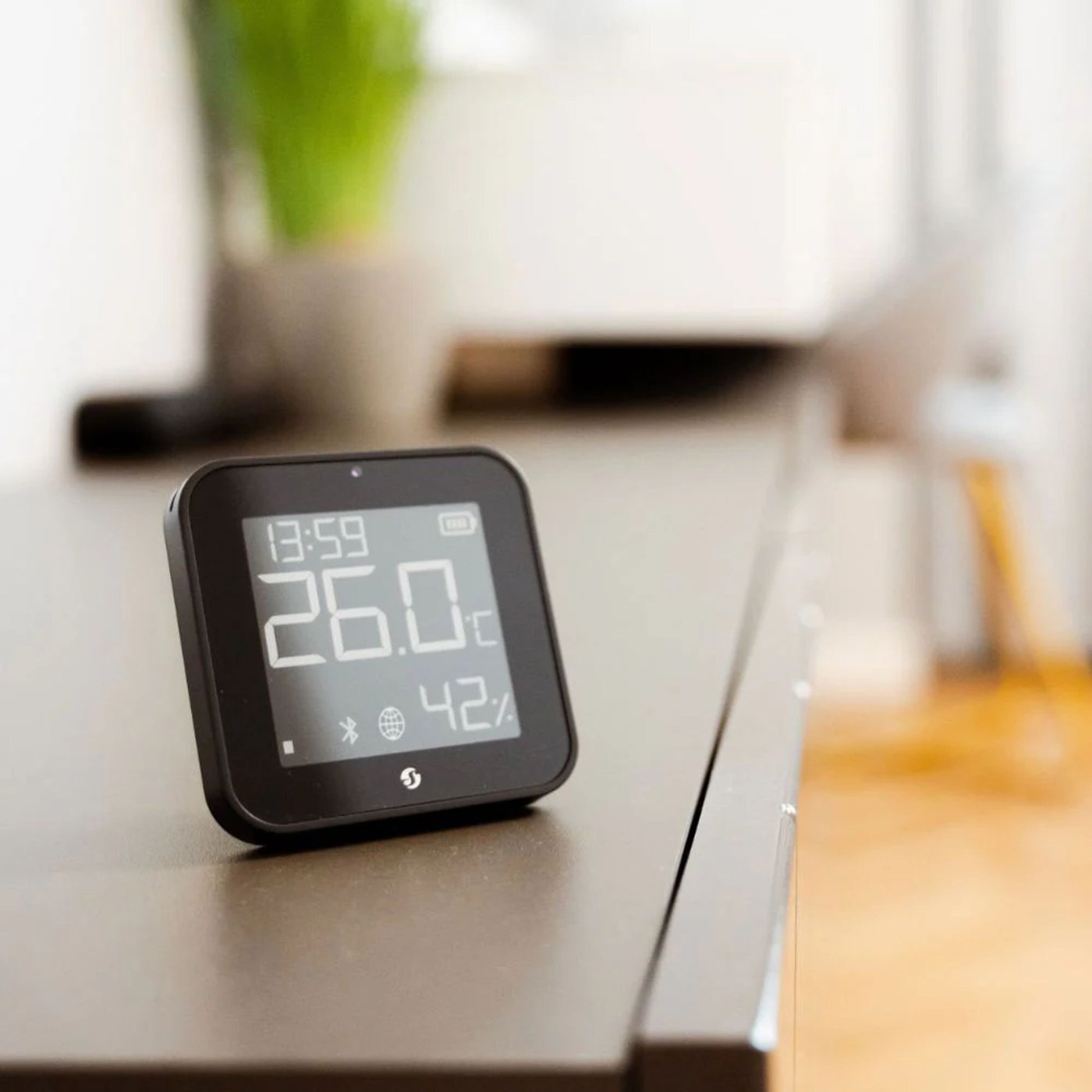 Shelly BLU H&T Display ZB sensor Svart