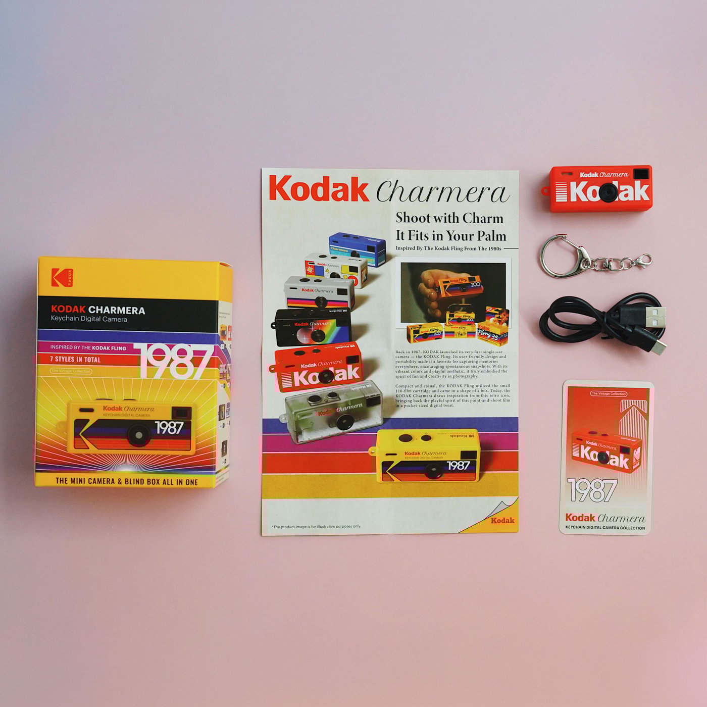 Kodak Charmera nyckelringskamera Blind Box