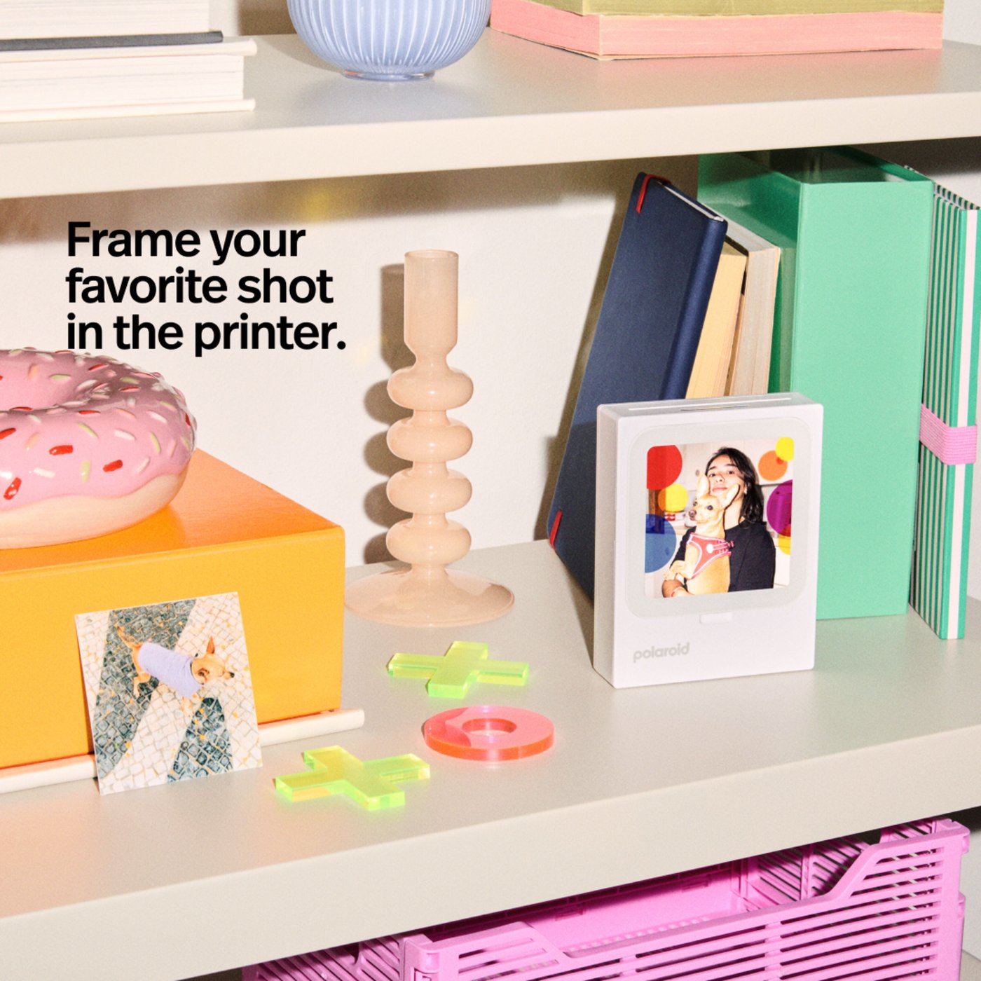 Polaroid Hi-Print 3×3 Photo Printer – portabel fotoskrivare med 60 ark + 60 sheets