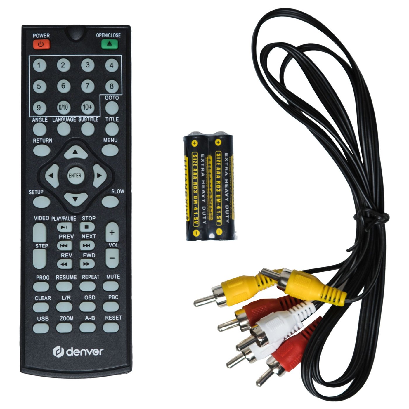 Denver DVH-7787 DVD-spelare med HDMI och Scart 1080p