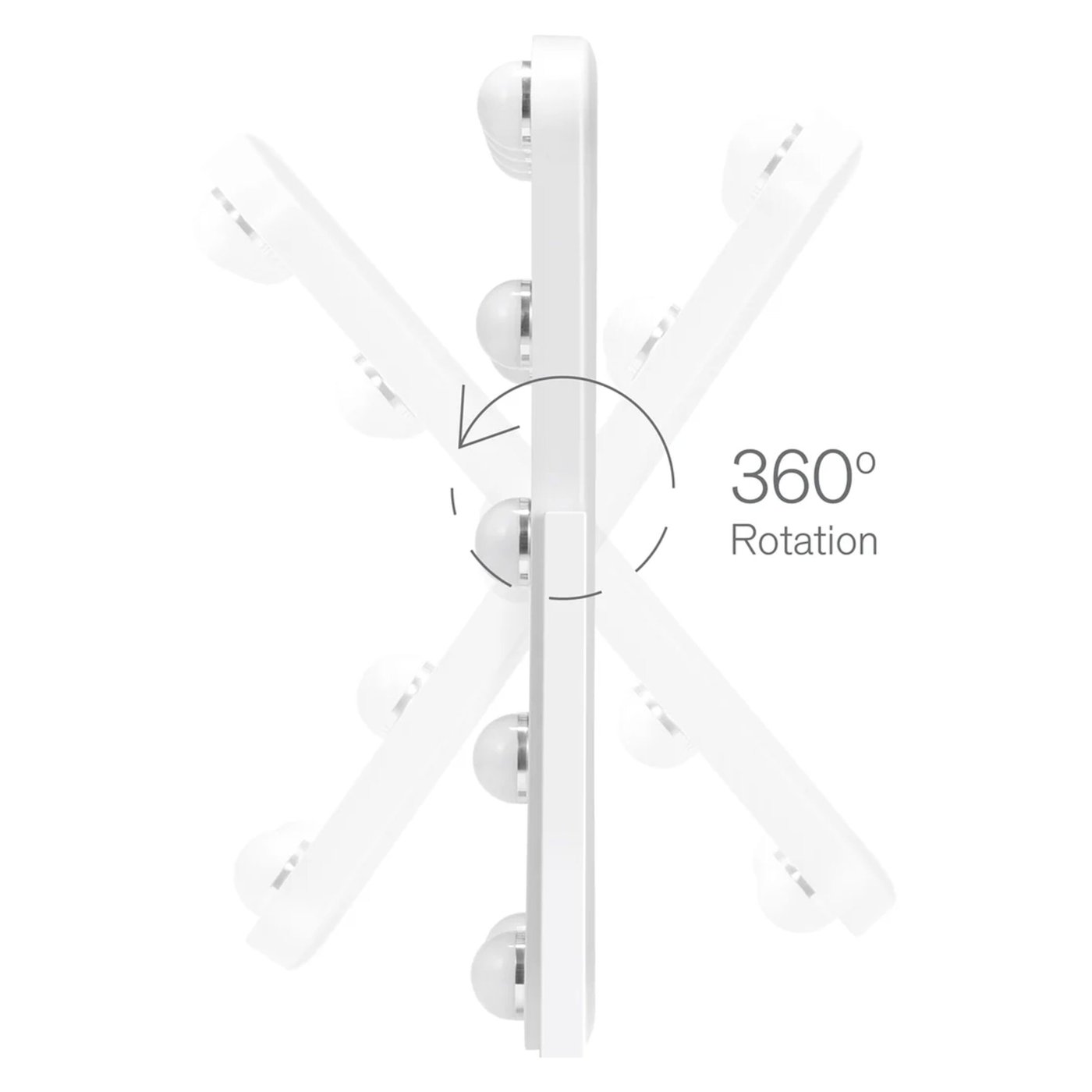 Wilfa Shine sminkspegel med LED-belysning