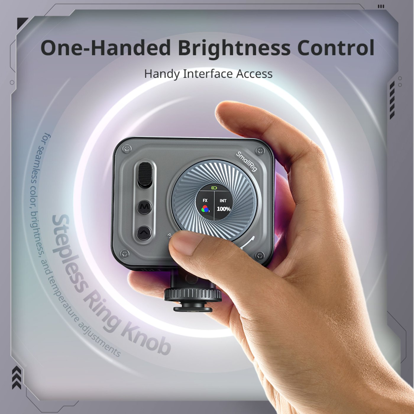 SmallRig Vibe P108 Pro mini-LED-videolampa