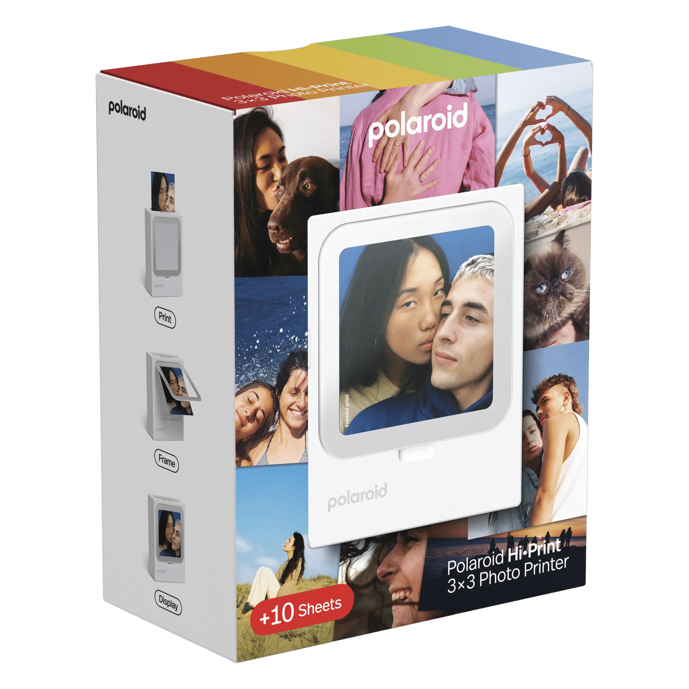 Polaroid Hi-Print 3×3 Photo Printer – bærbar fotoskriver + 10 ark