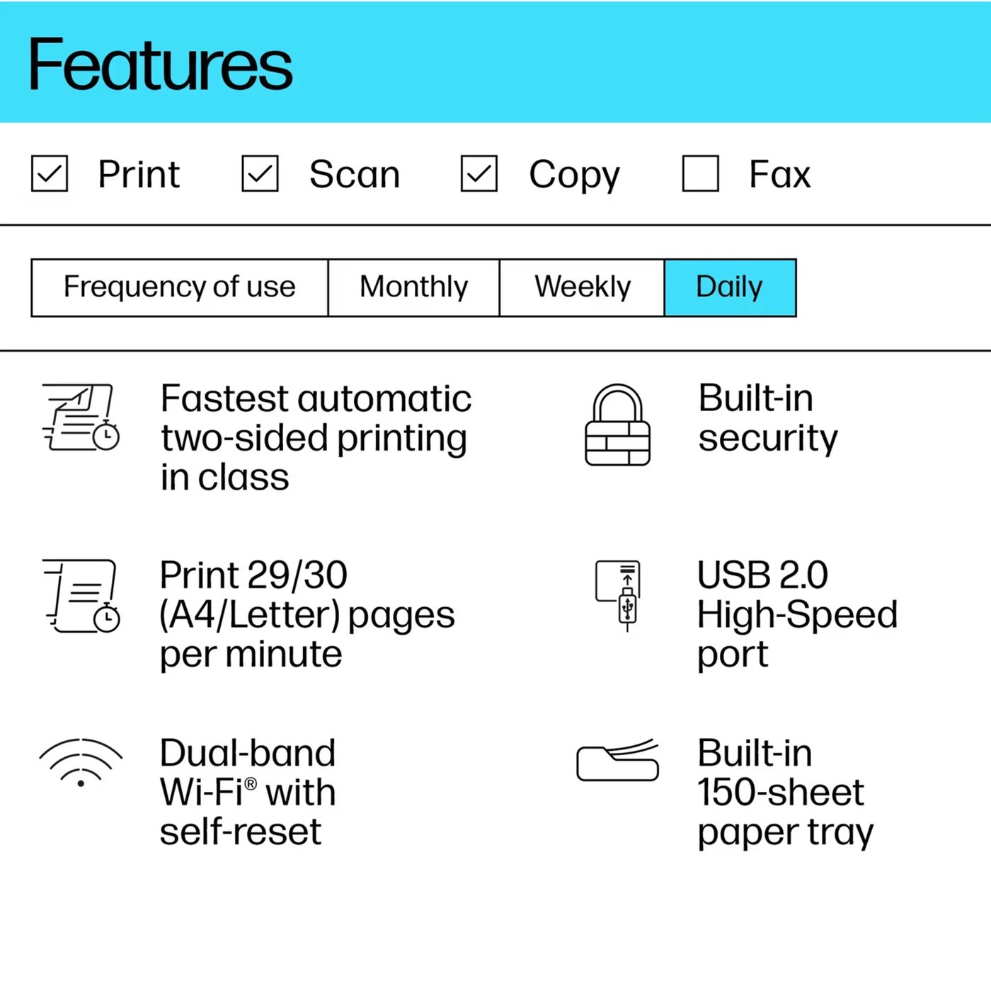 HP LaserJet MFP M234dw multifunksjonsskriver Trådløs
