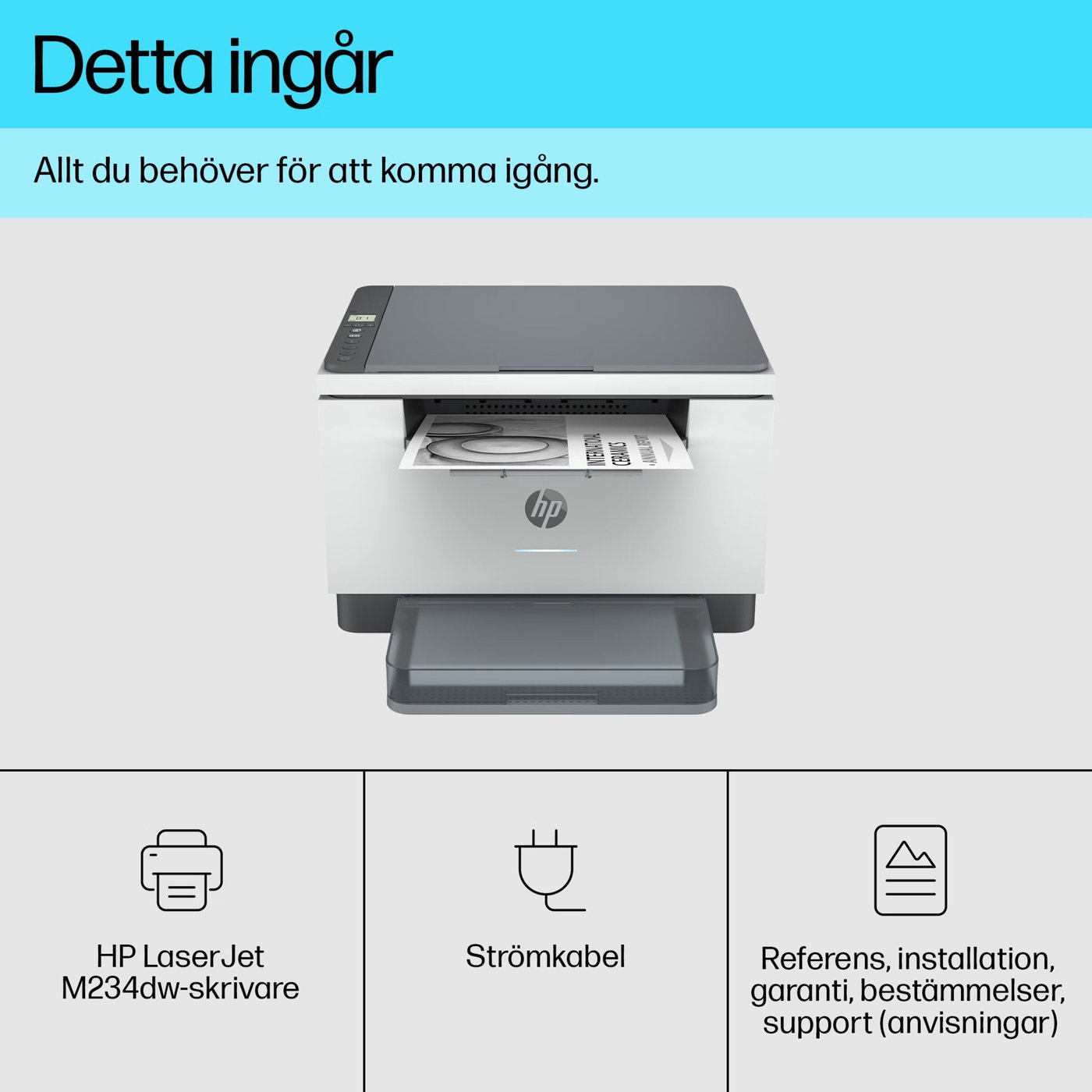HP LaserJet MFP M234dw multifunktionsskrivare Trådlös