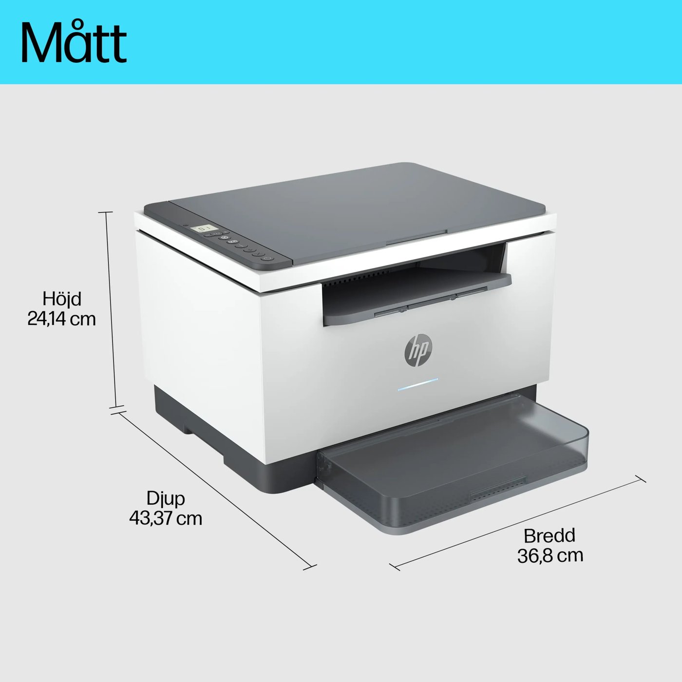HP LaserJet MFP M234dw multifunktionsskrivare Trådlös