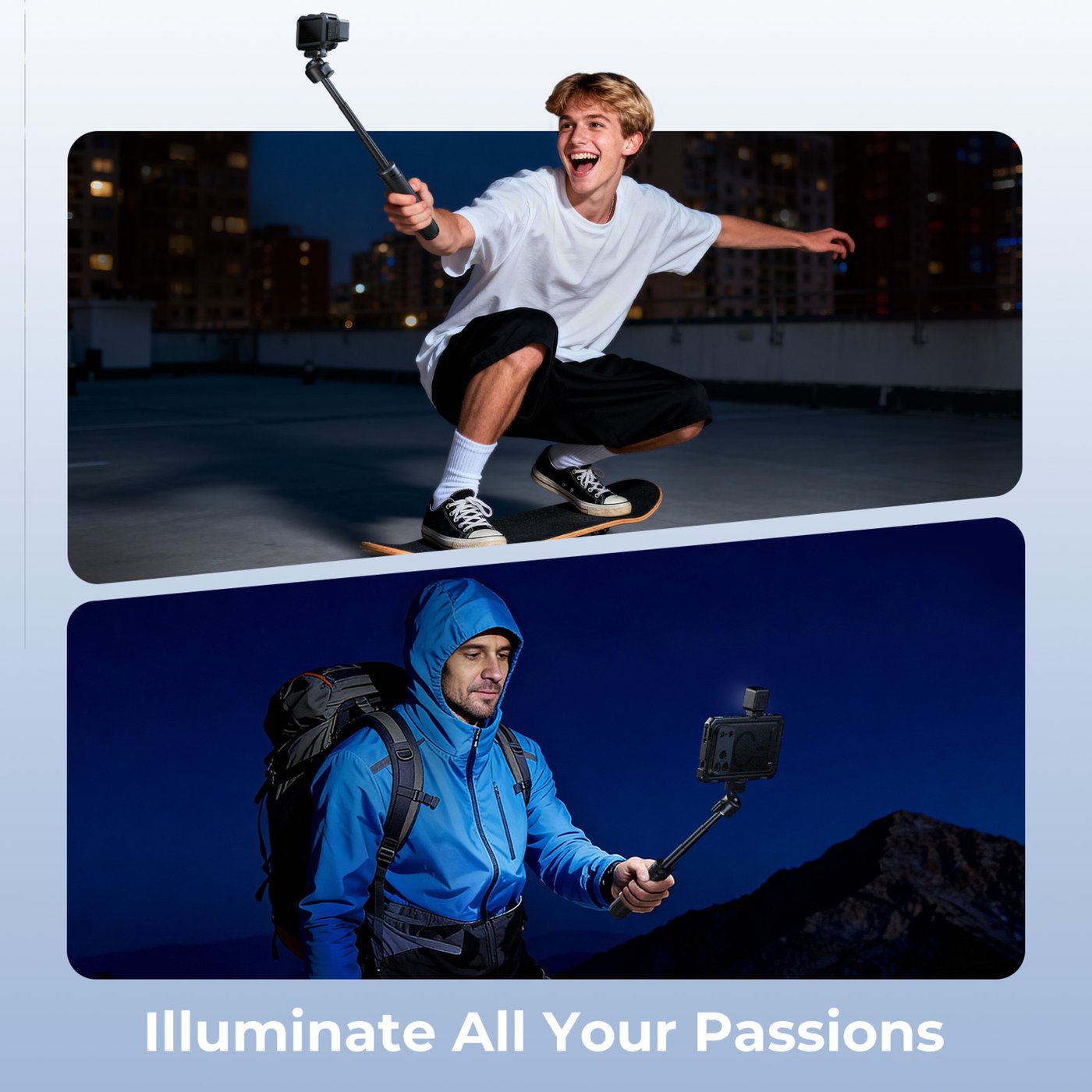 SmallRig Videolampe for actionkameraer