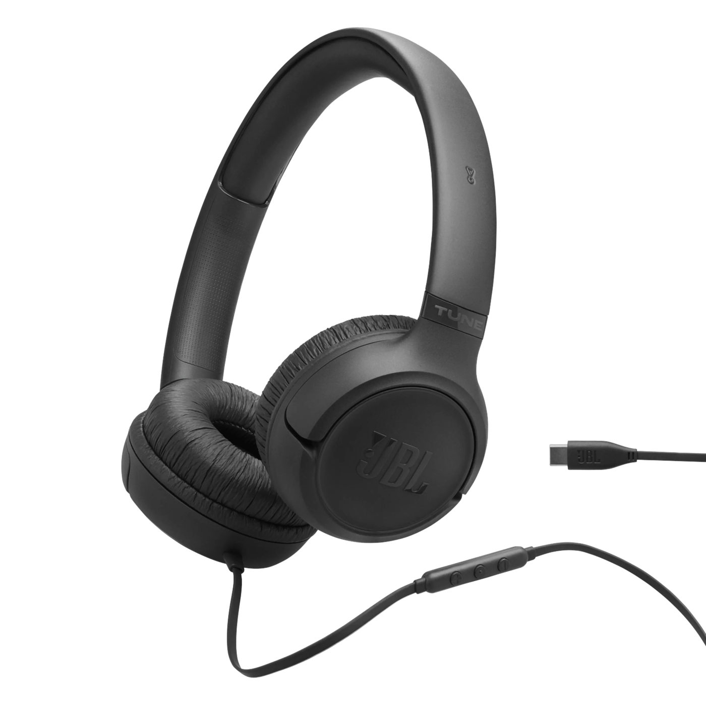 JBL Tune 530C USB-C on-ear-hörlurar Svart