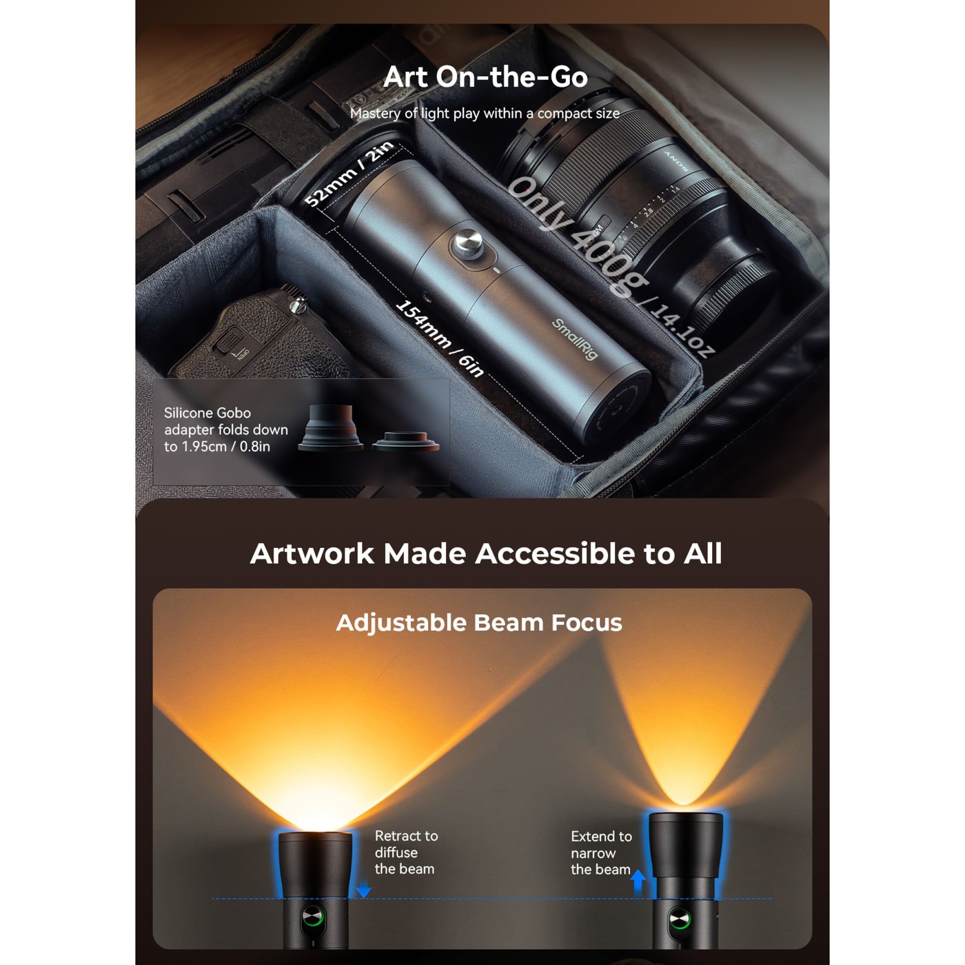 SmallRig LED Video Light RF 10C