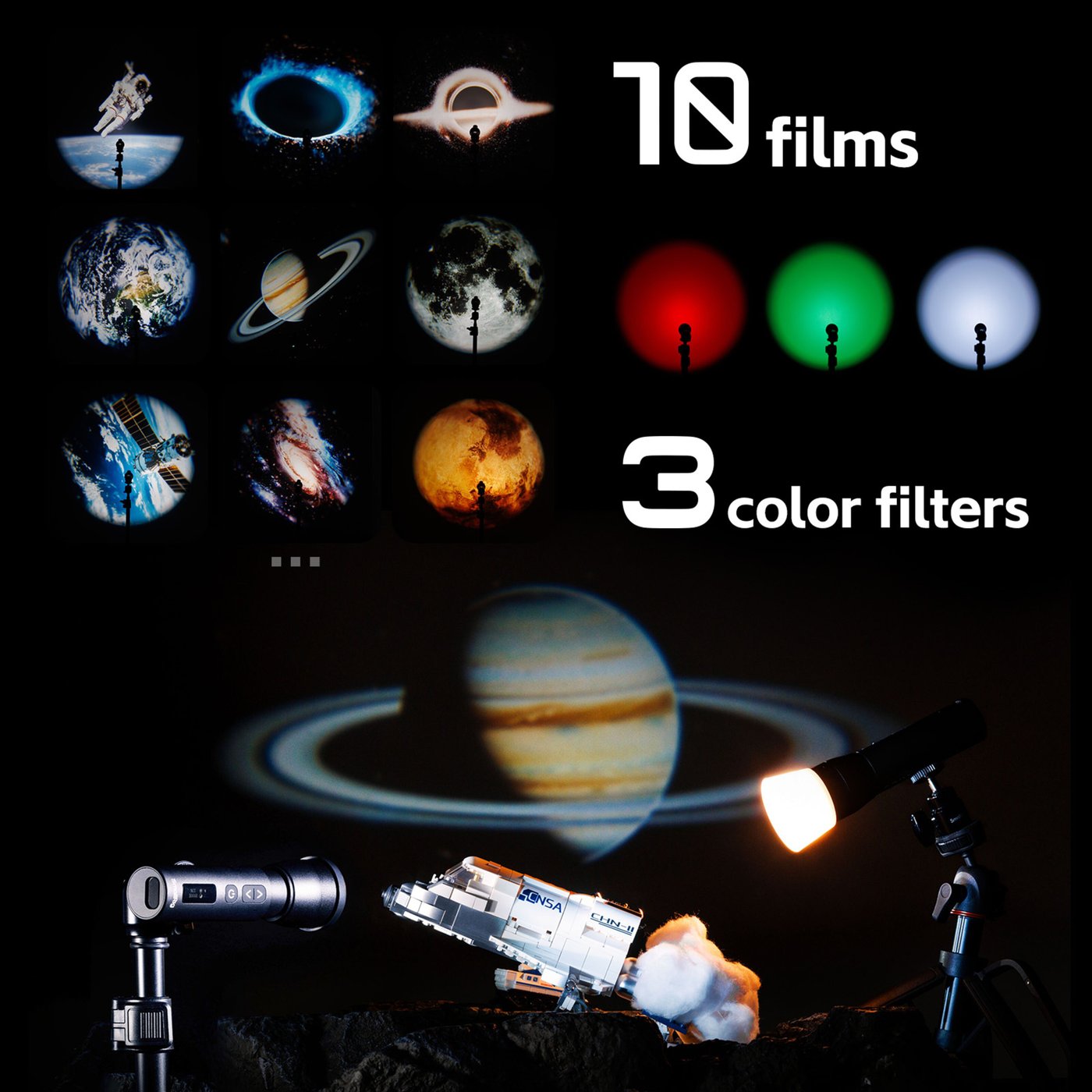 SmallRig RF 05B portabel LED-videolampe med zoom