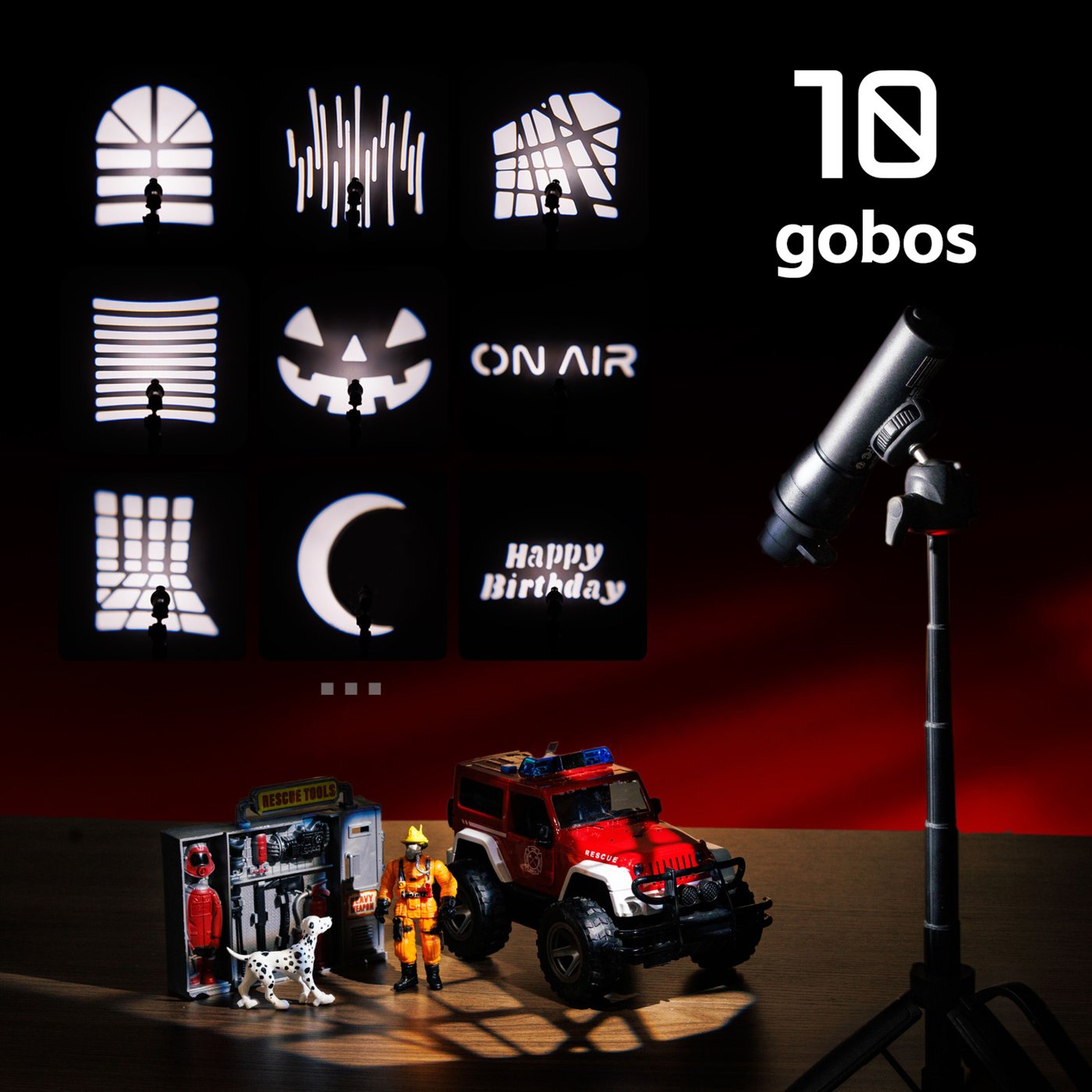 SmallRig RF 05B portabel LED-videolampe med zoom