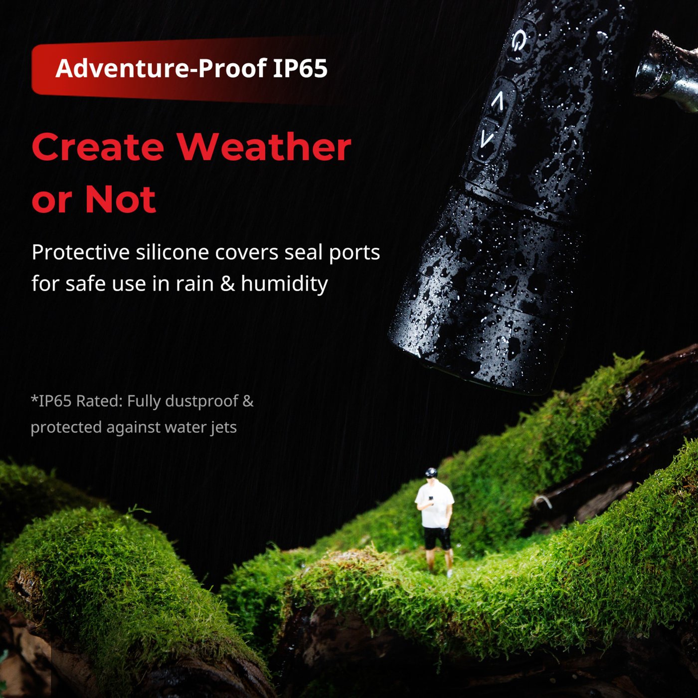 SmallRig RF 05B portabel LED-videolampe med zoom