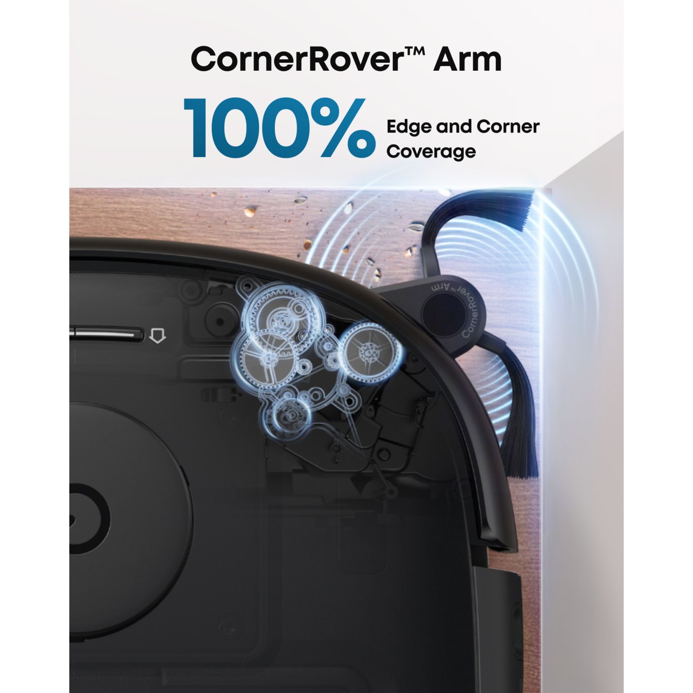 Eufy Omni E28 robotstøvsuger med mopp og basestasjon Svart