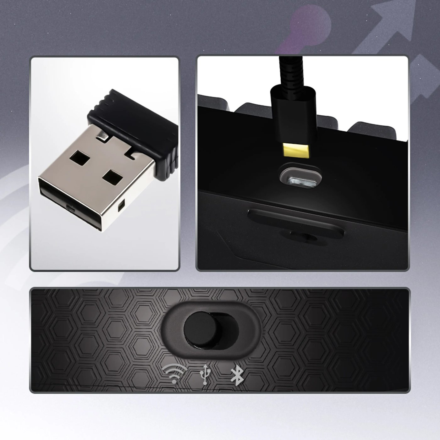 HATOR Skyfall 80 PRO trådløst gamingtastatur