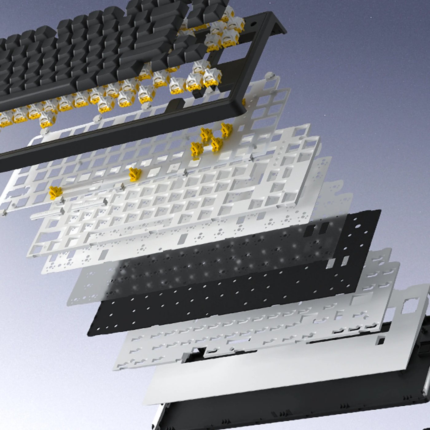 HATOR Skyfall 100 Pro trådløst gamingtastatur