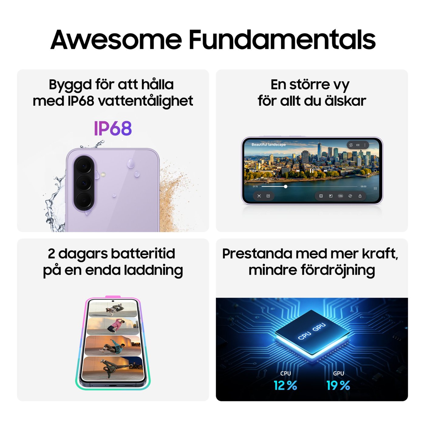 Samsung Galaxy A37 5G 128 GB Awesome Charcoal