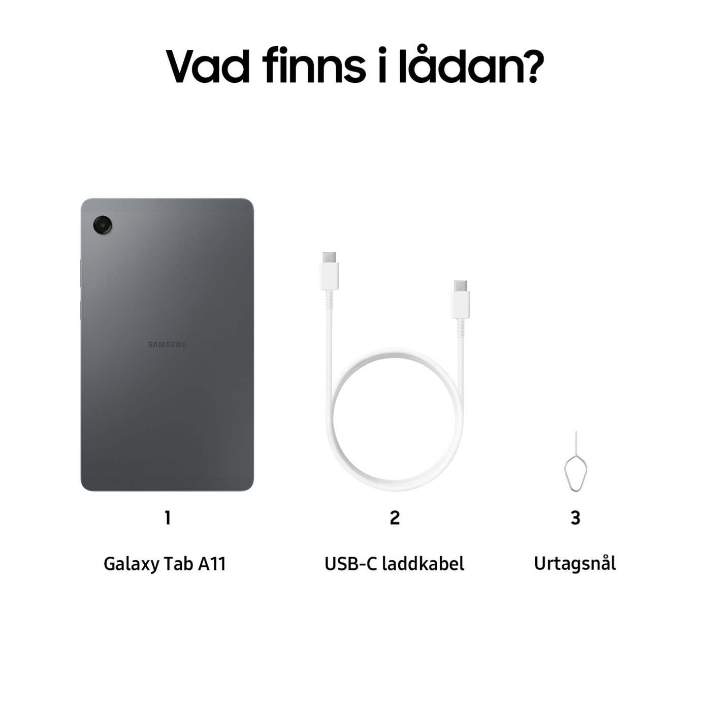 Samsung Galaxy Tab A11 8,7" surfplatta Wi-Fi 64 GB