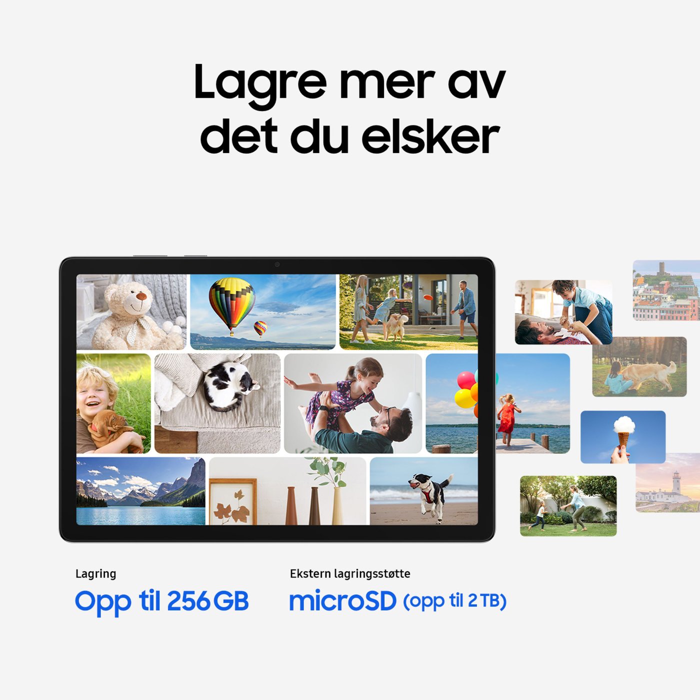 Samsung Galaxy Tab A11+ 11" nettbrett 5G 256 GB